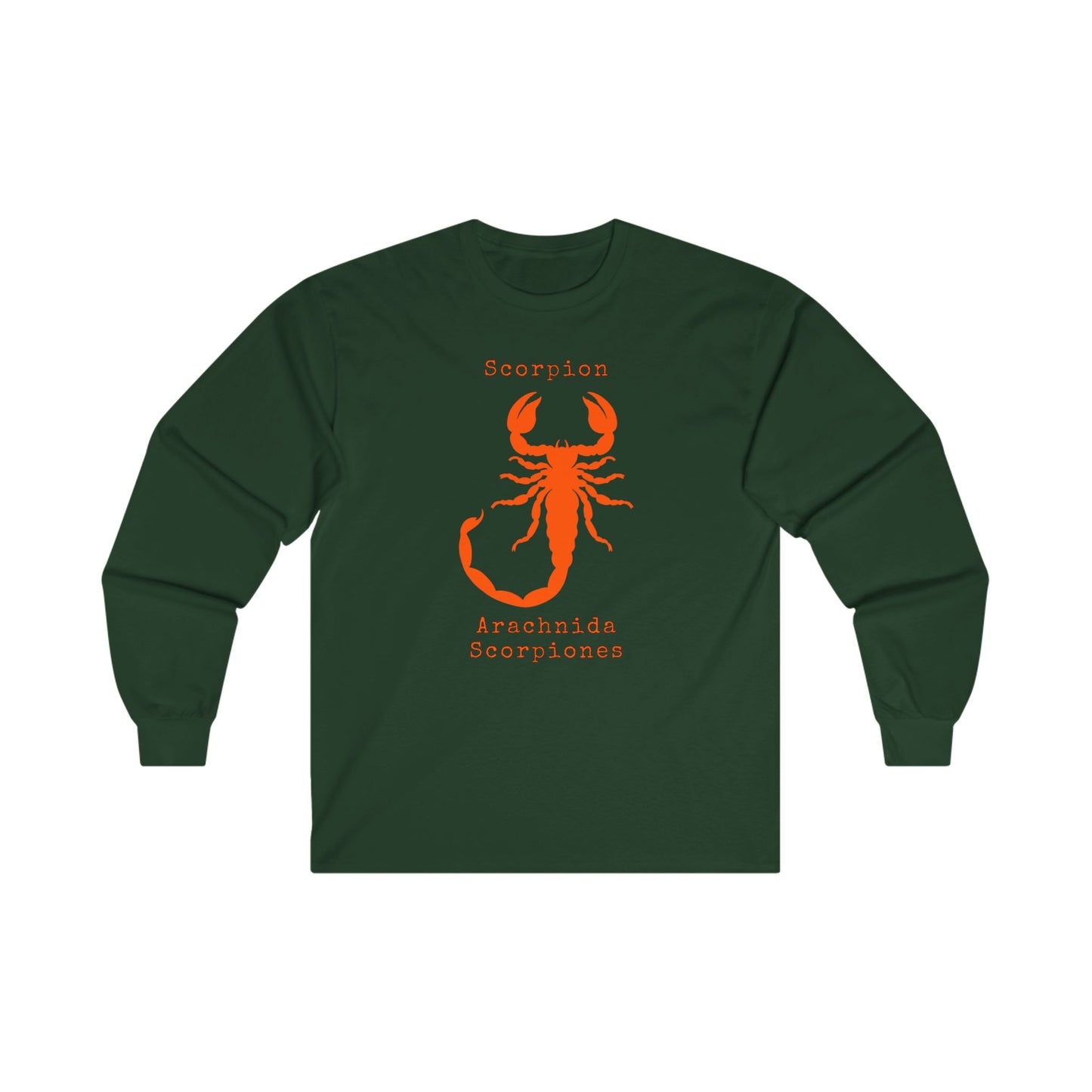 Scorpion with Scientific Names - Long Sleeve Tee