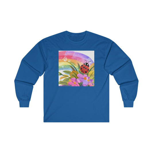 Ladybug in Garden v3 - Long Sleeve Tee