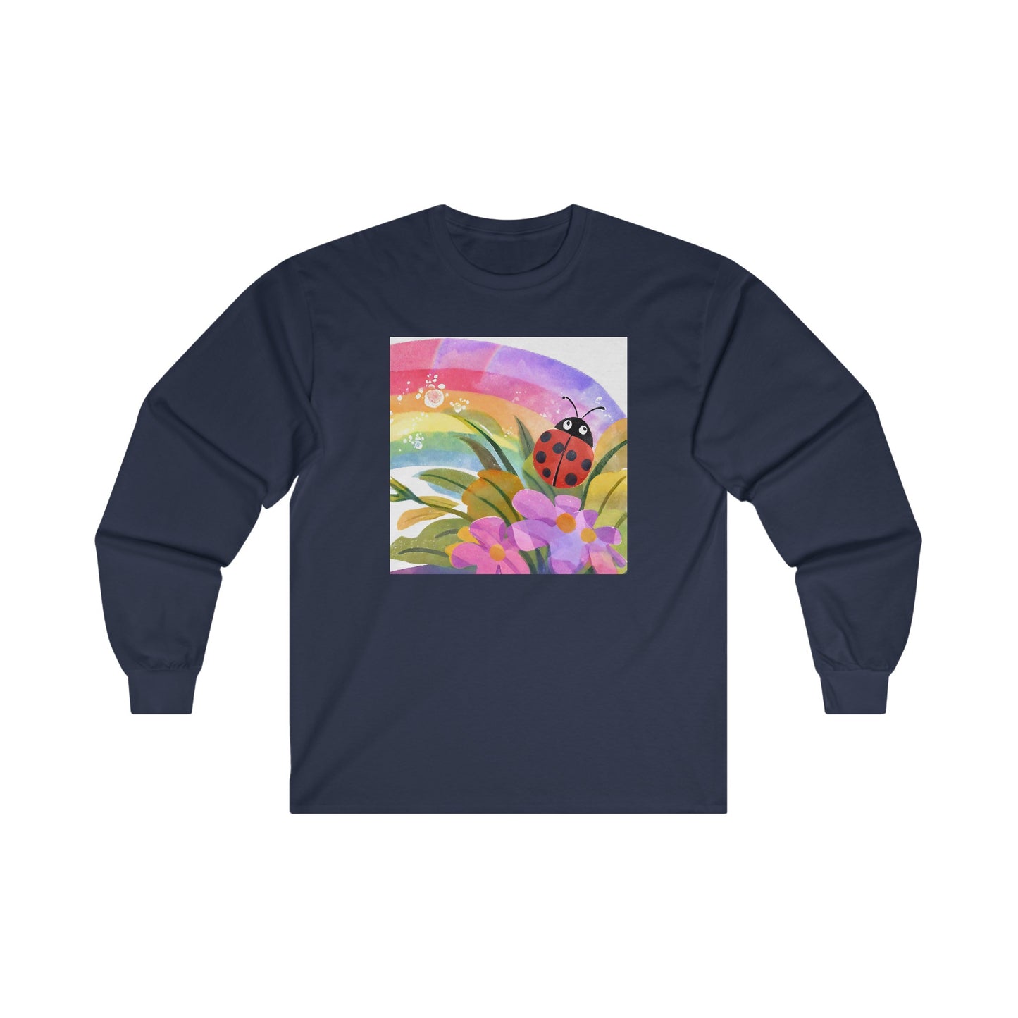 Ladybug in Garden v3 - Long Sleeve Tee