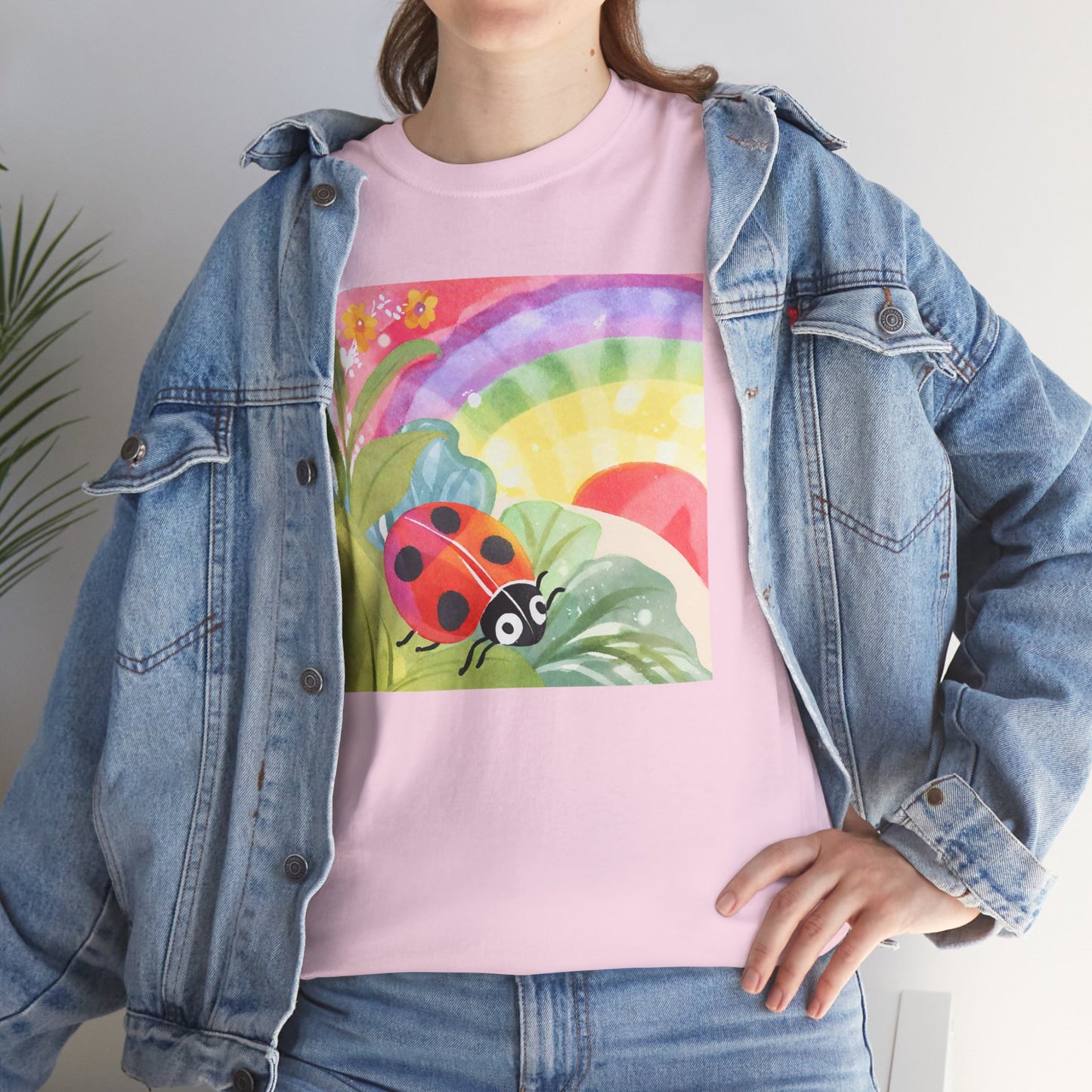 Ladybug in Garden v2 T-shirt