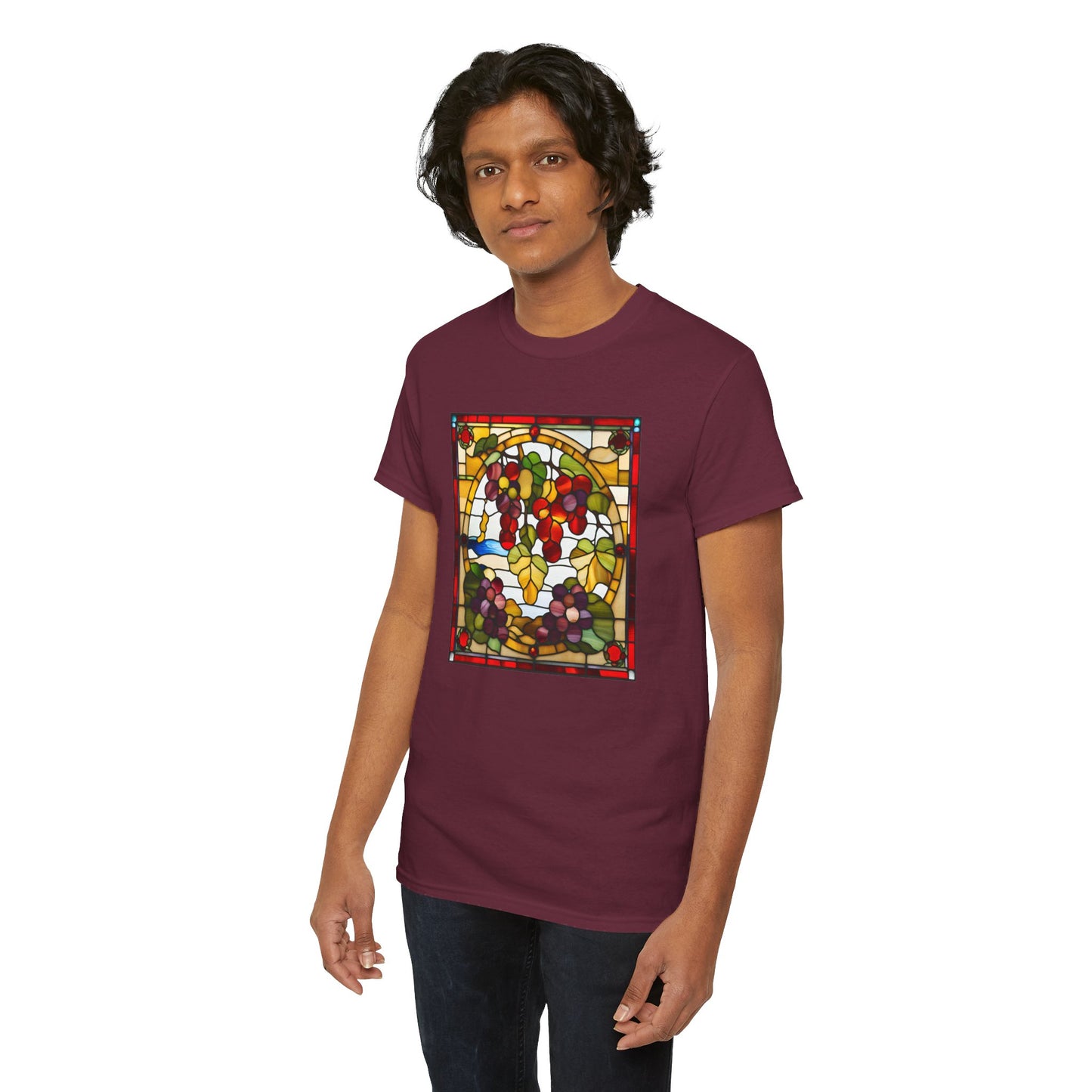 Grapes Stained Glass T-shirt