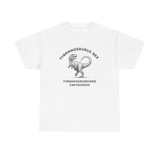 Tyrannosaurus rex with Scientific Names T-shirt