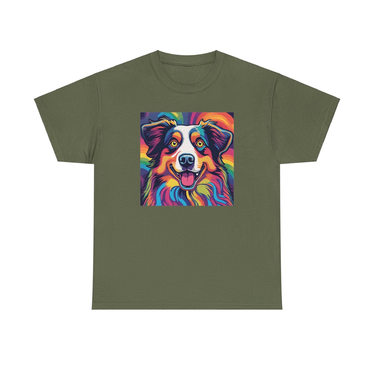 Psychedelic Australian Shepherd T-shirt