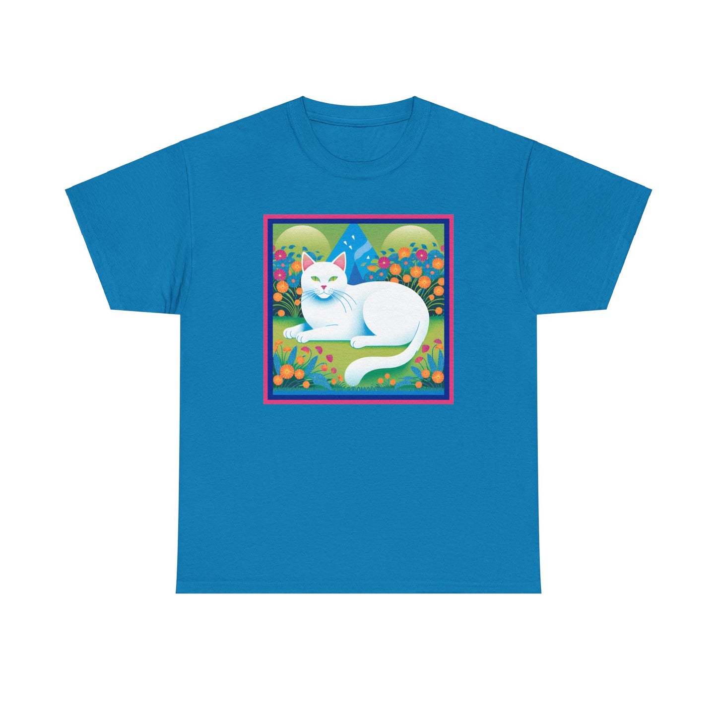 White Cat Retro v2 T-shirt