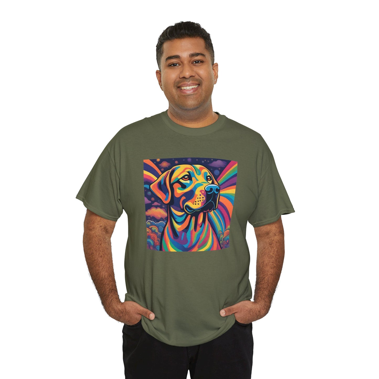 Psychedelic Labrador Retriever T-shirt