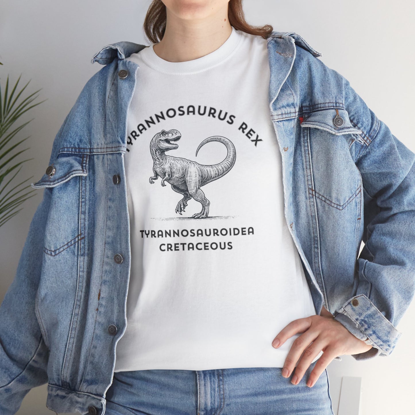 Tyrannosaurus rex with Scientific Names T-shirt