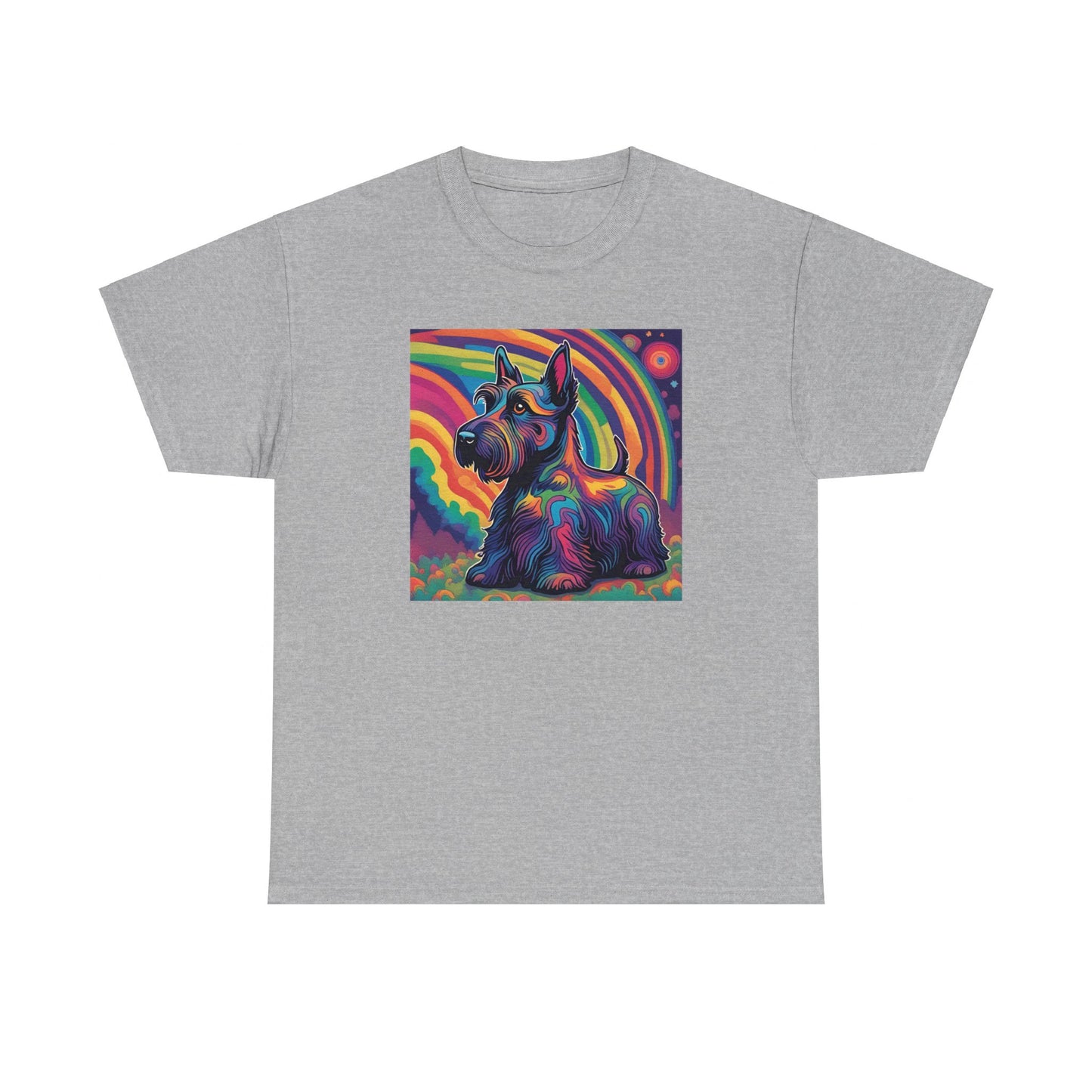 Psychedelic Scottish Terrier T-shirt