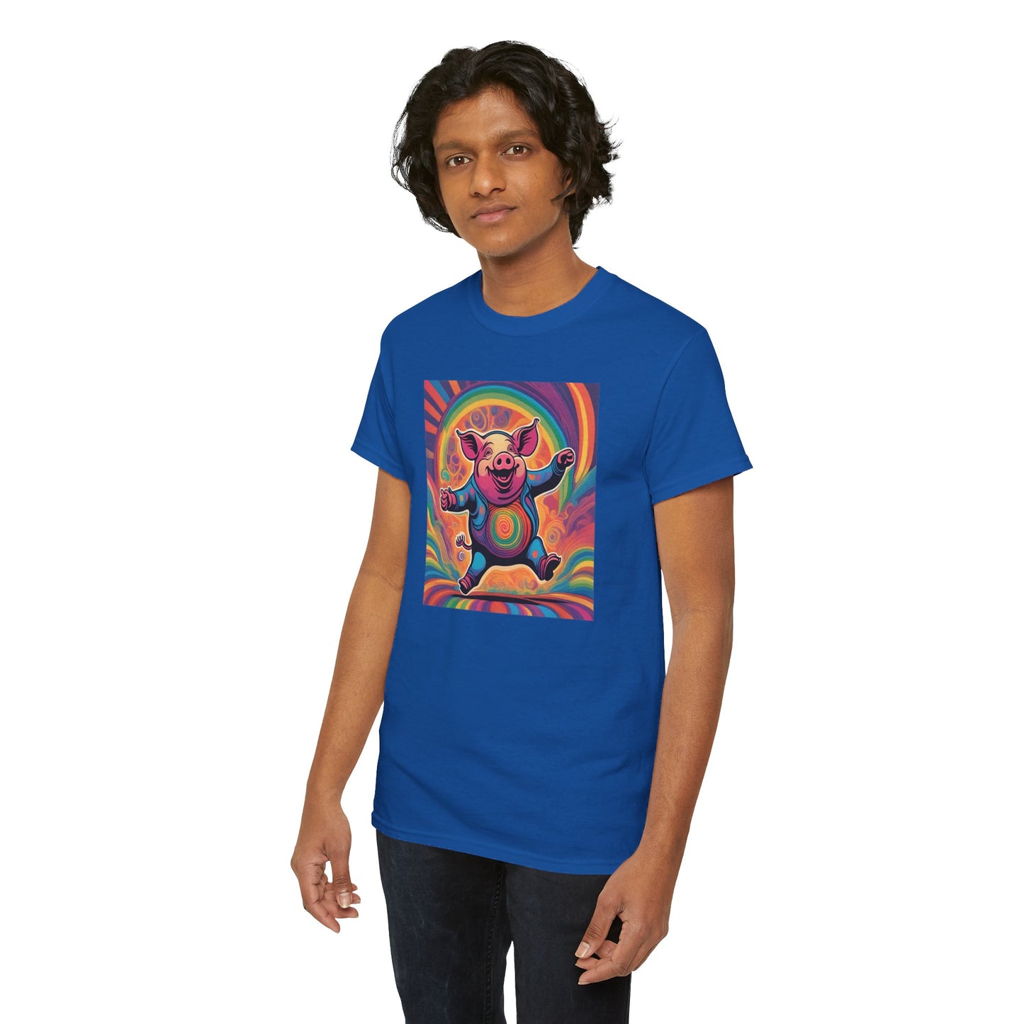 Psychedelic Dancing Pig T-shirt