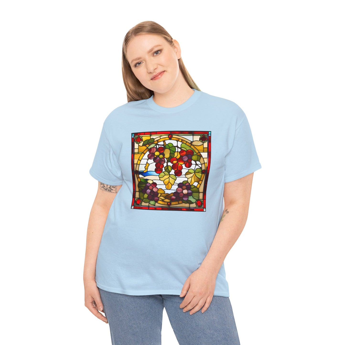 Grapes Stained Glass T-shirt