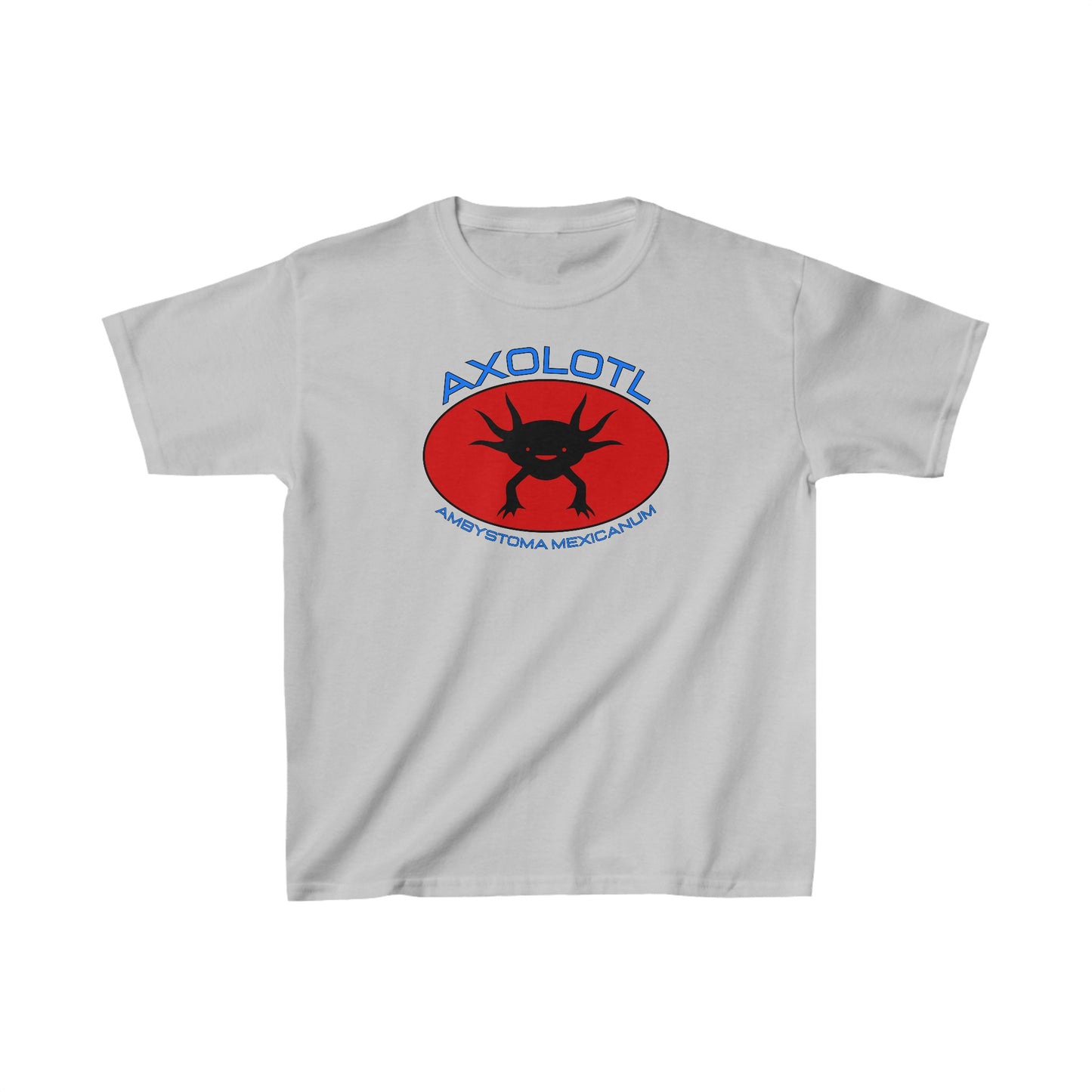 Axolotl with Scientific Name - Kids Heavy Cotton™ Tee