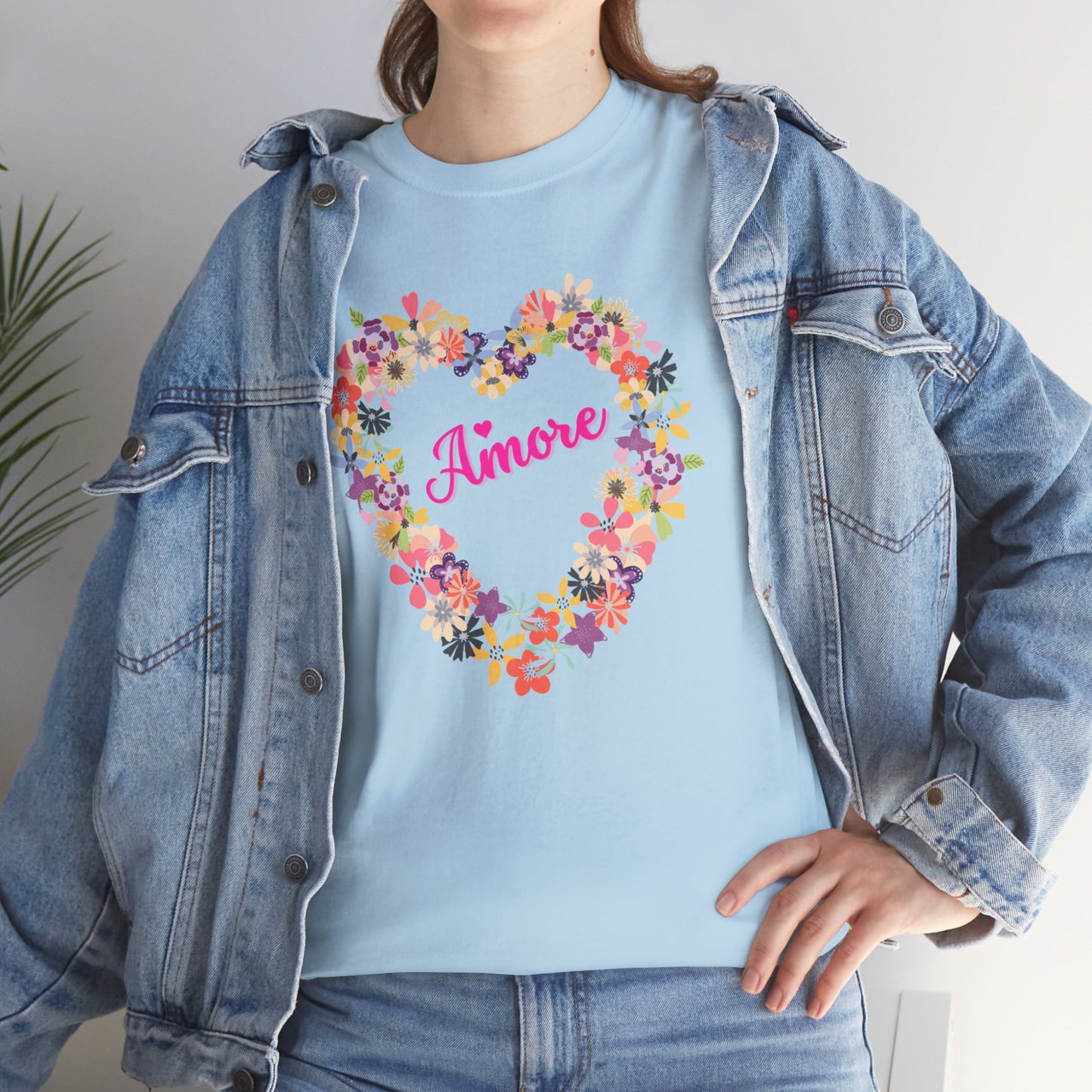 Amore with Flower Heart T-shirt