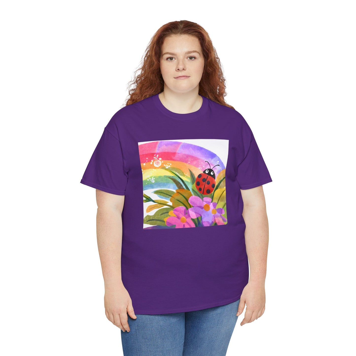 Ladybug in Garden v3 T-shirt