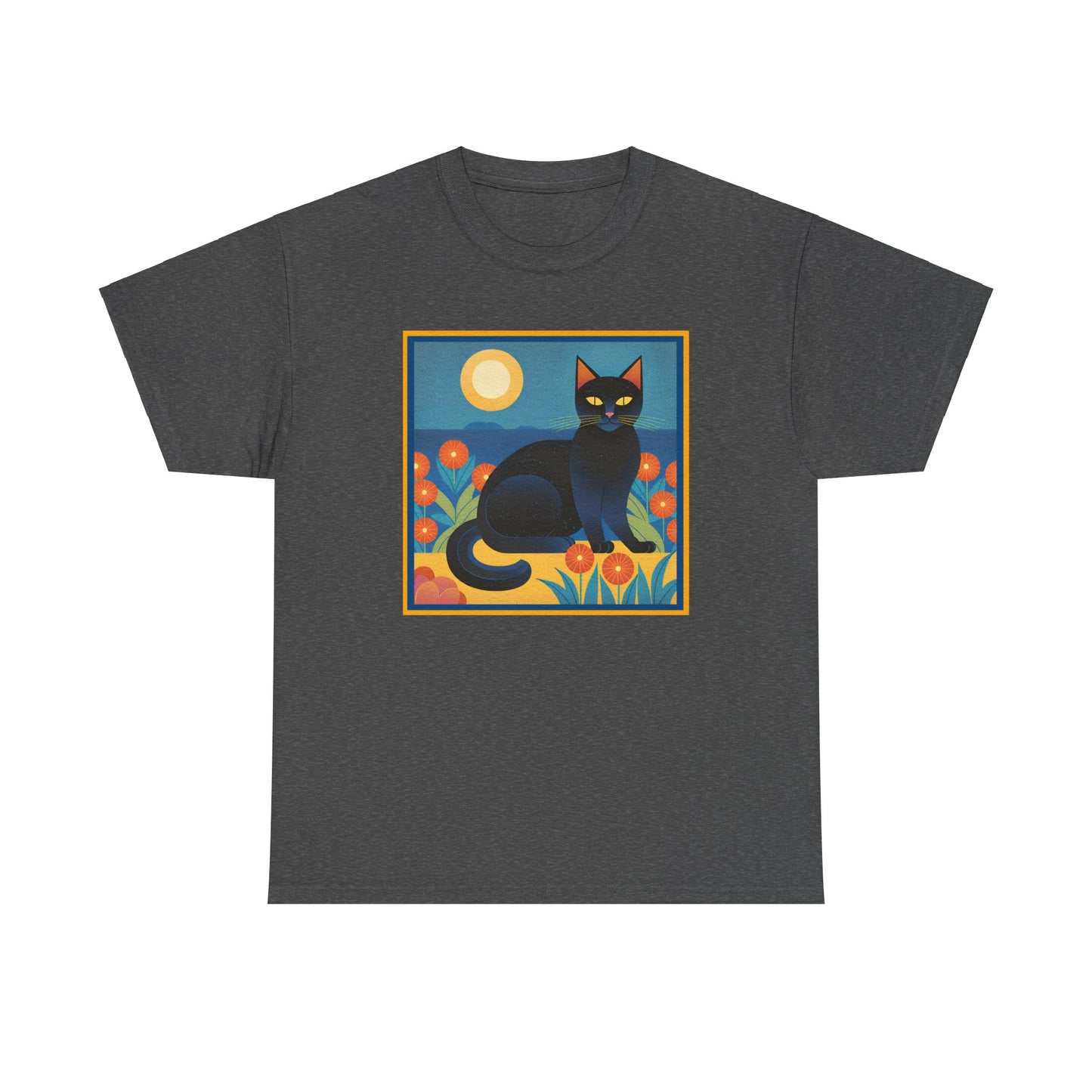 Black Cat Retro v2 T-shirt