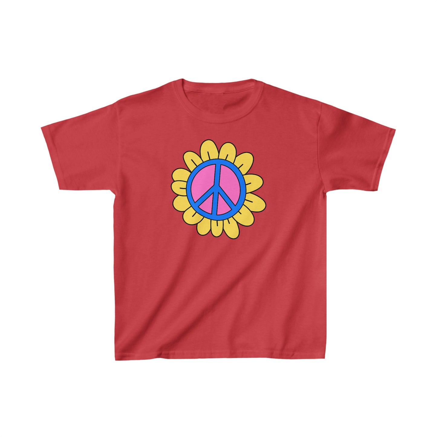 Peace Daisy - Kids Heavy Cotton™ Tee