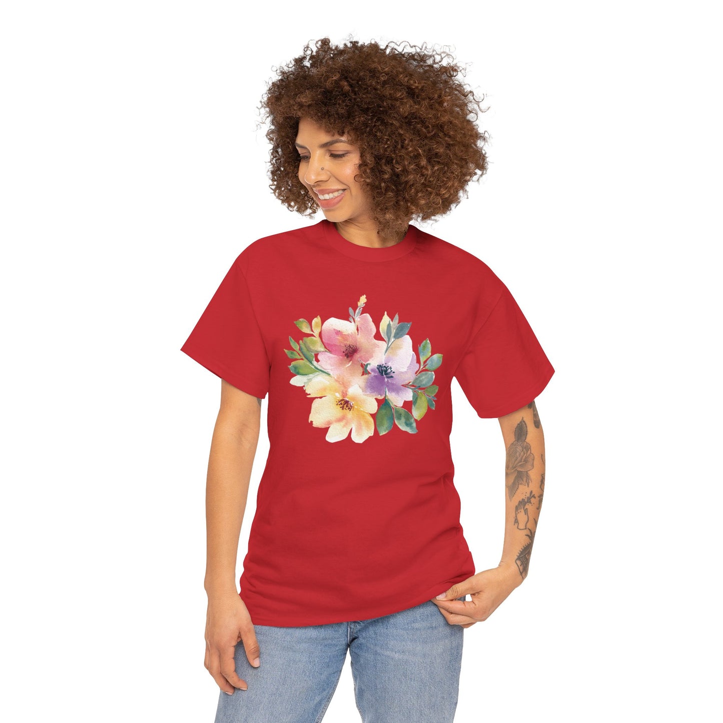 Bouquet Pastel Flowers T-shirt