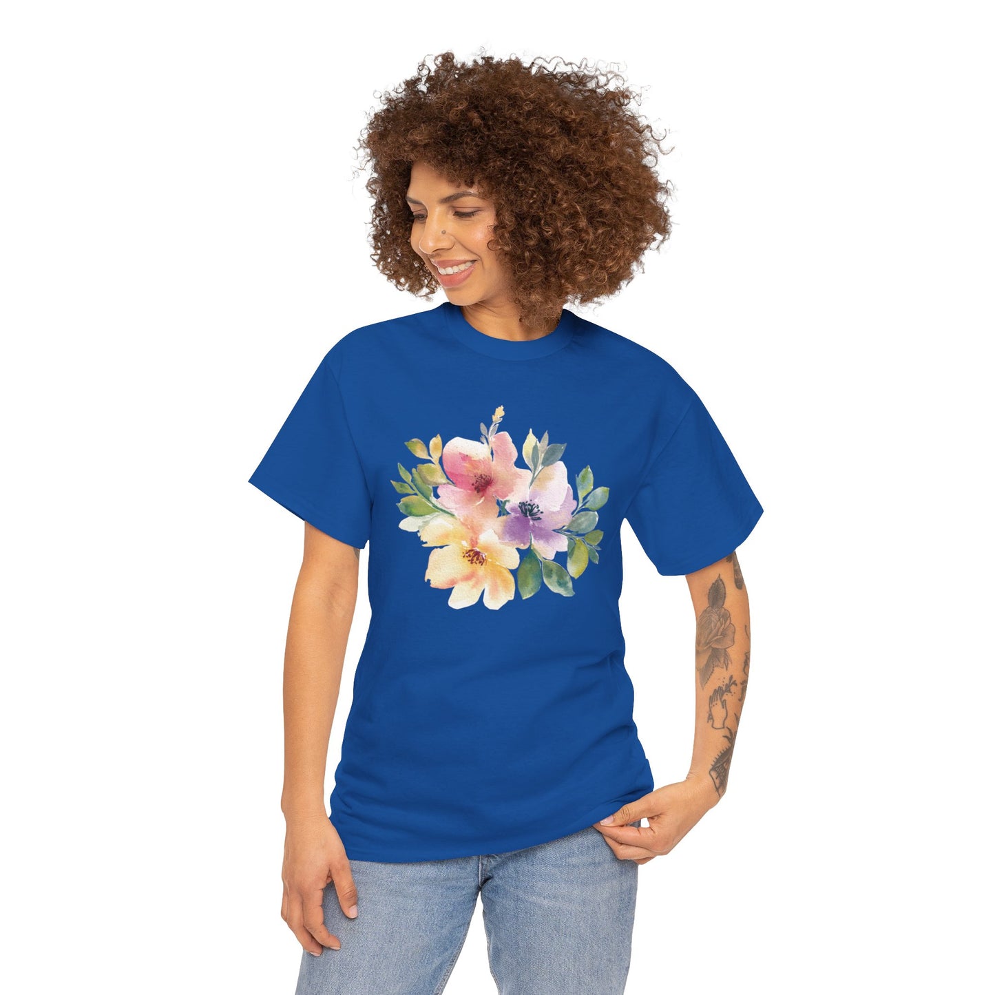 Bouquet Pastel Flowers T-shirt