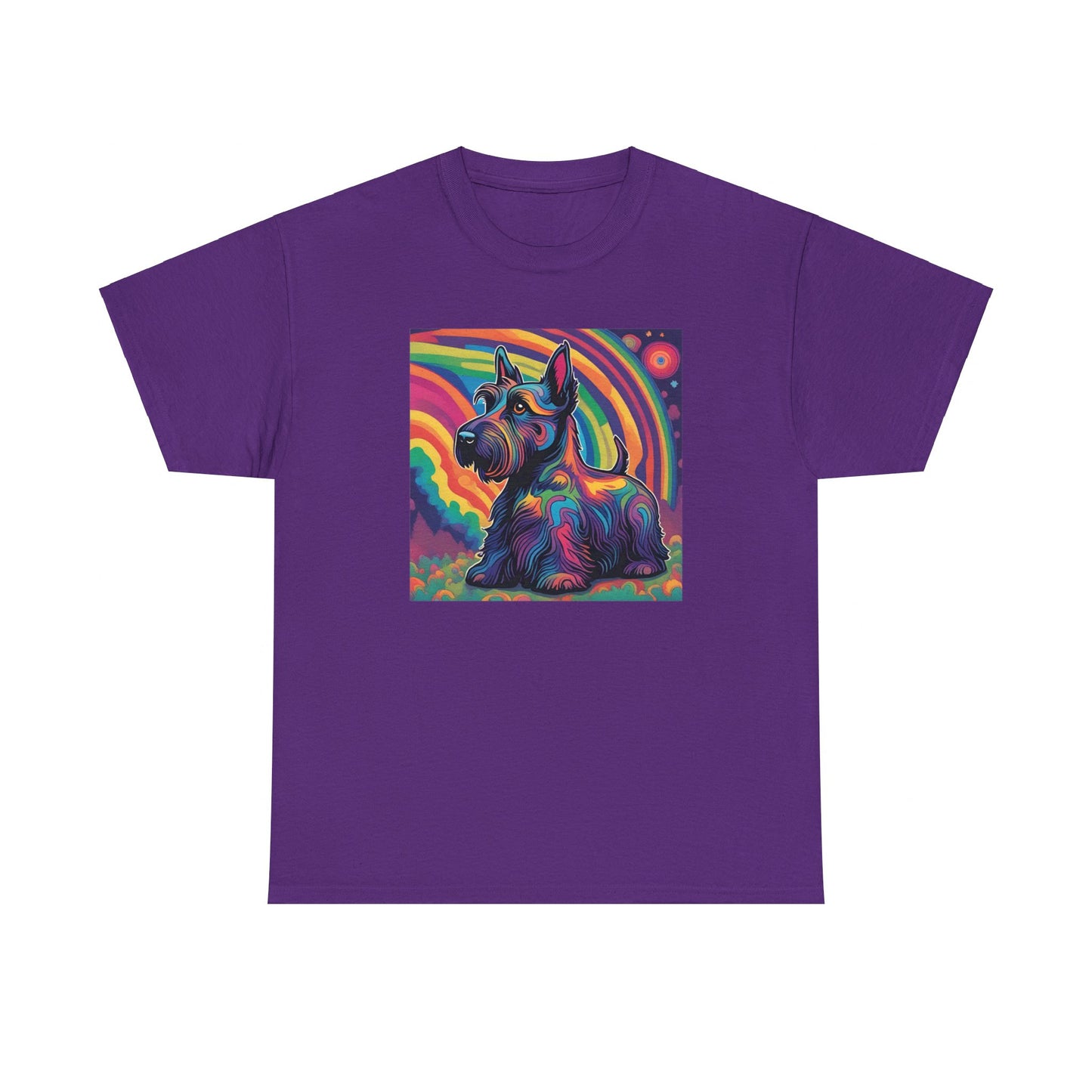 Psychedelic Scottish Terrier T-shirt