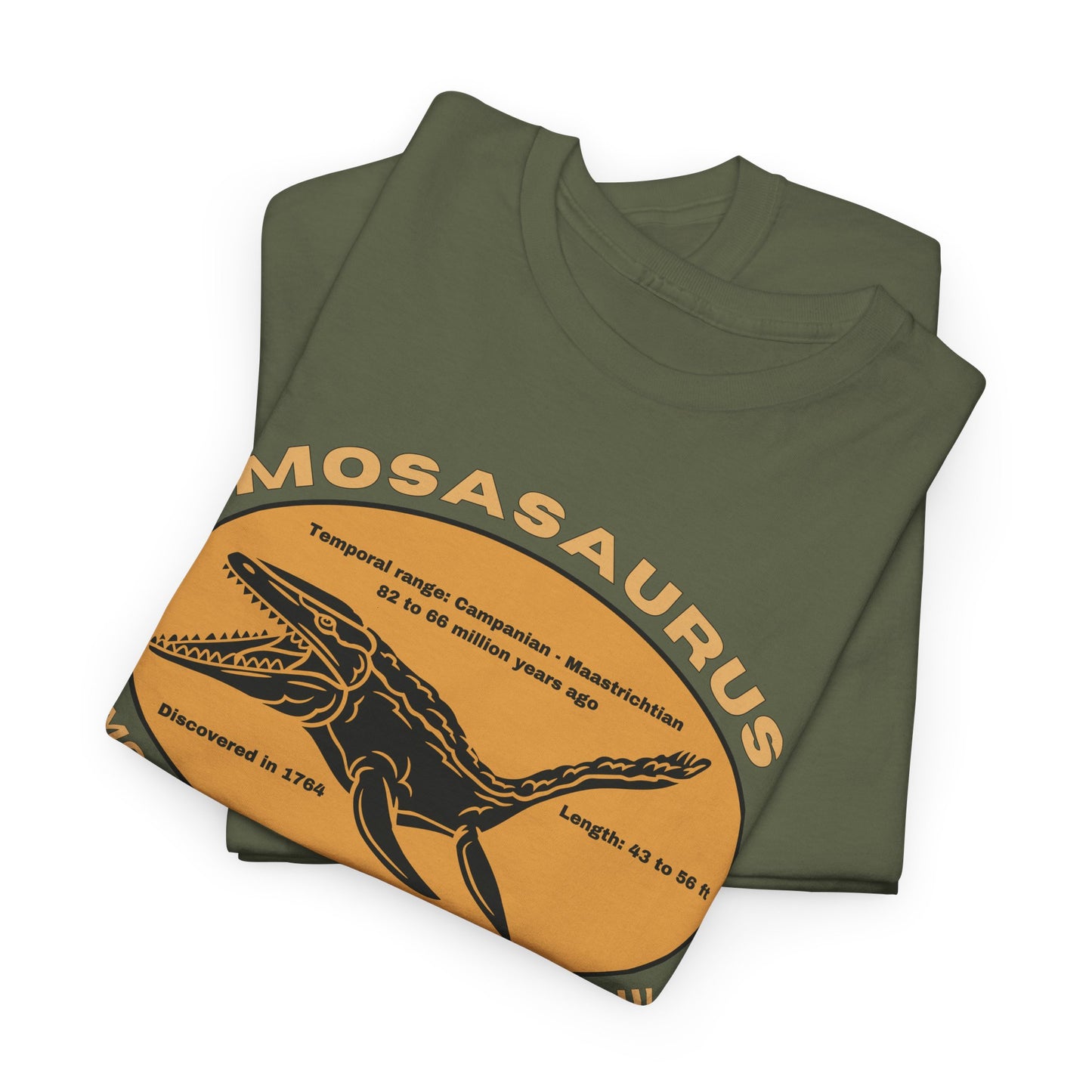 Mosasaurus with Scientific Name T-shirt