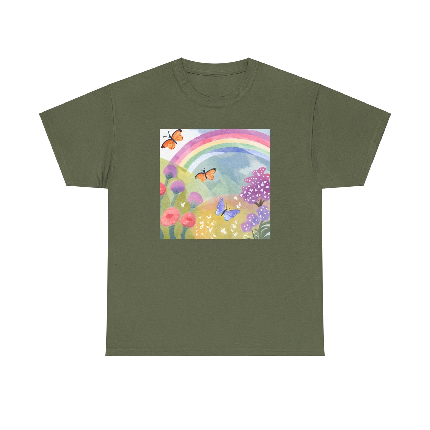 Butterflies in Garden v2 T-shirt