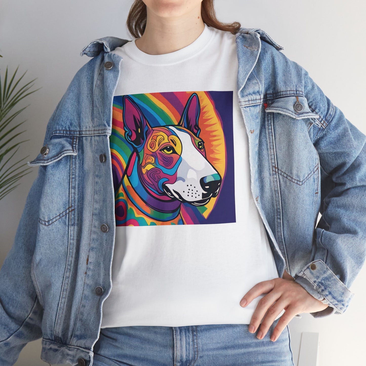 Psychedelic Bull Terrier T-shirt