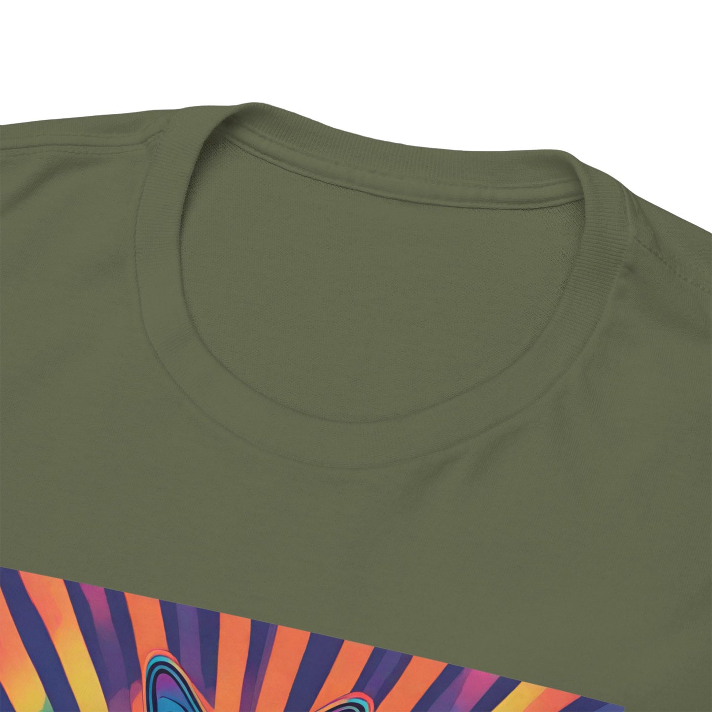 Psychedelic Cat Meditating T-shirt