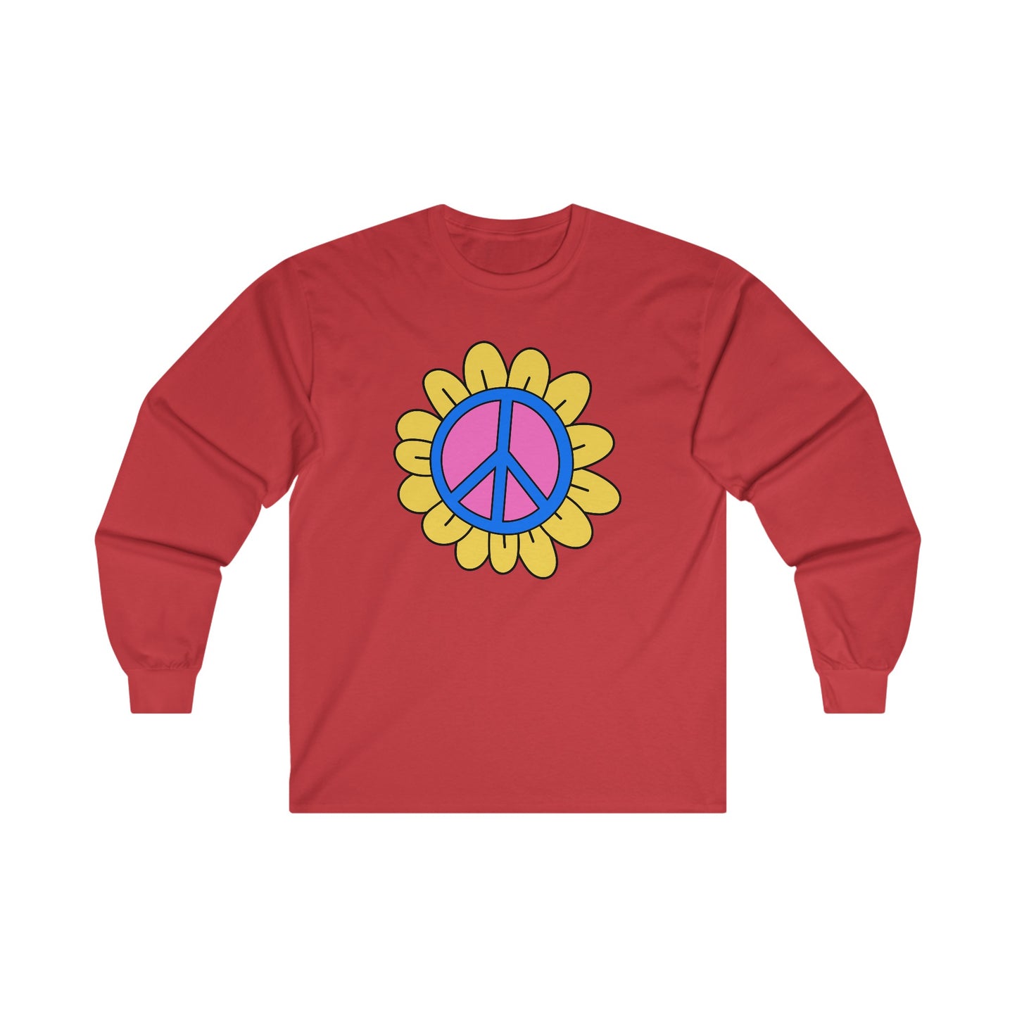 Peace Daisy - Long Sleeve Tee