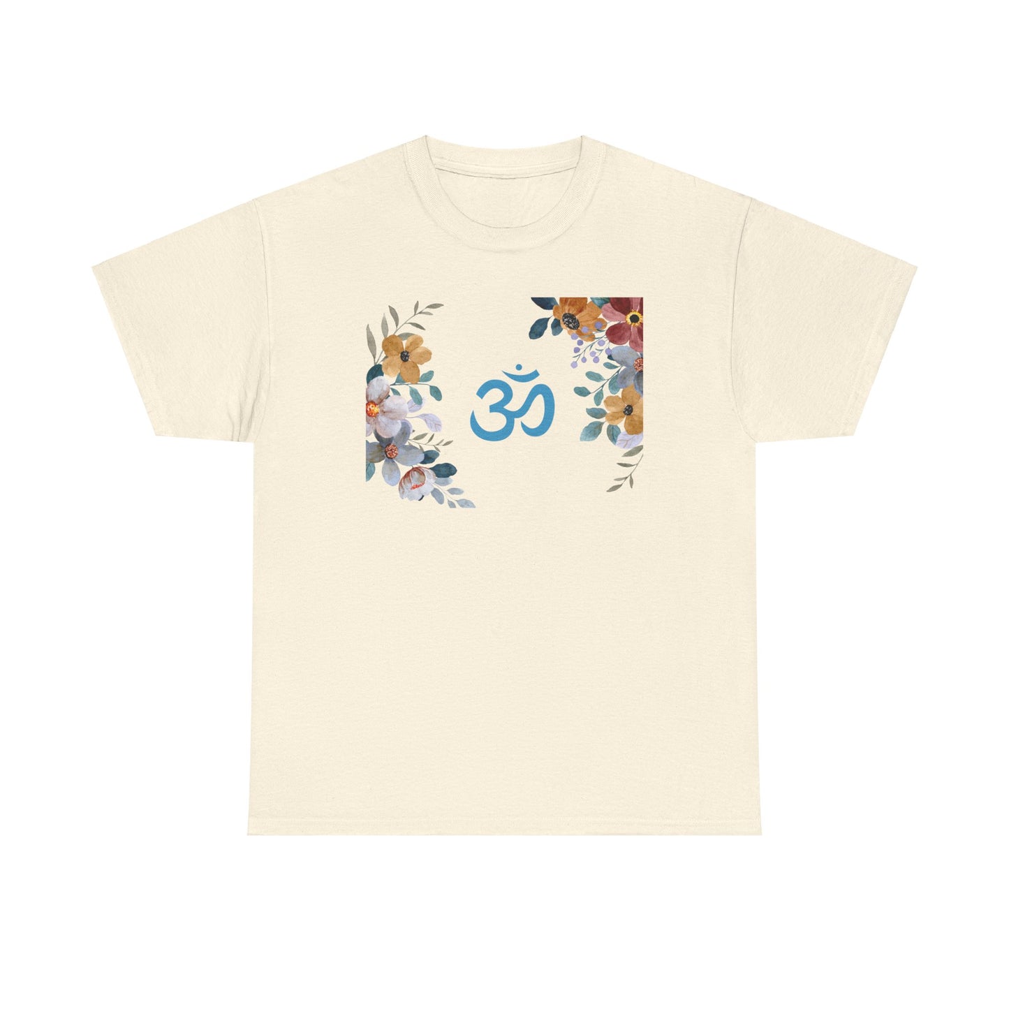 Om (with flowers) T-shirt