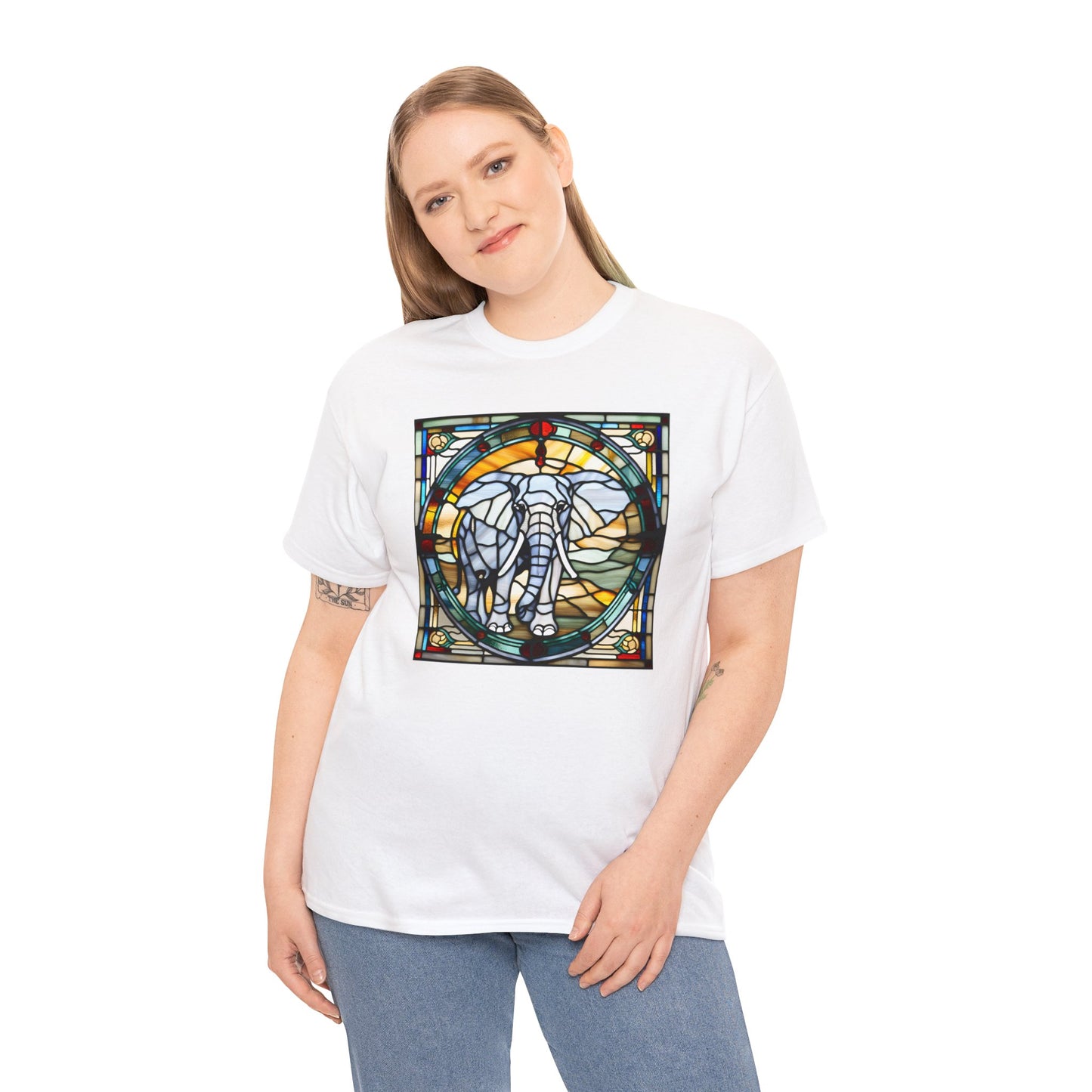 Elephant Stained Glass T-shirt