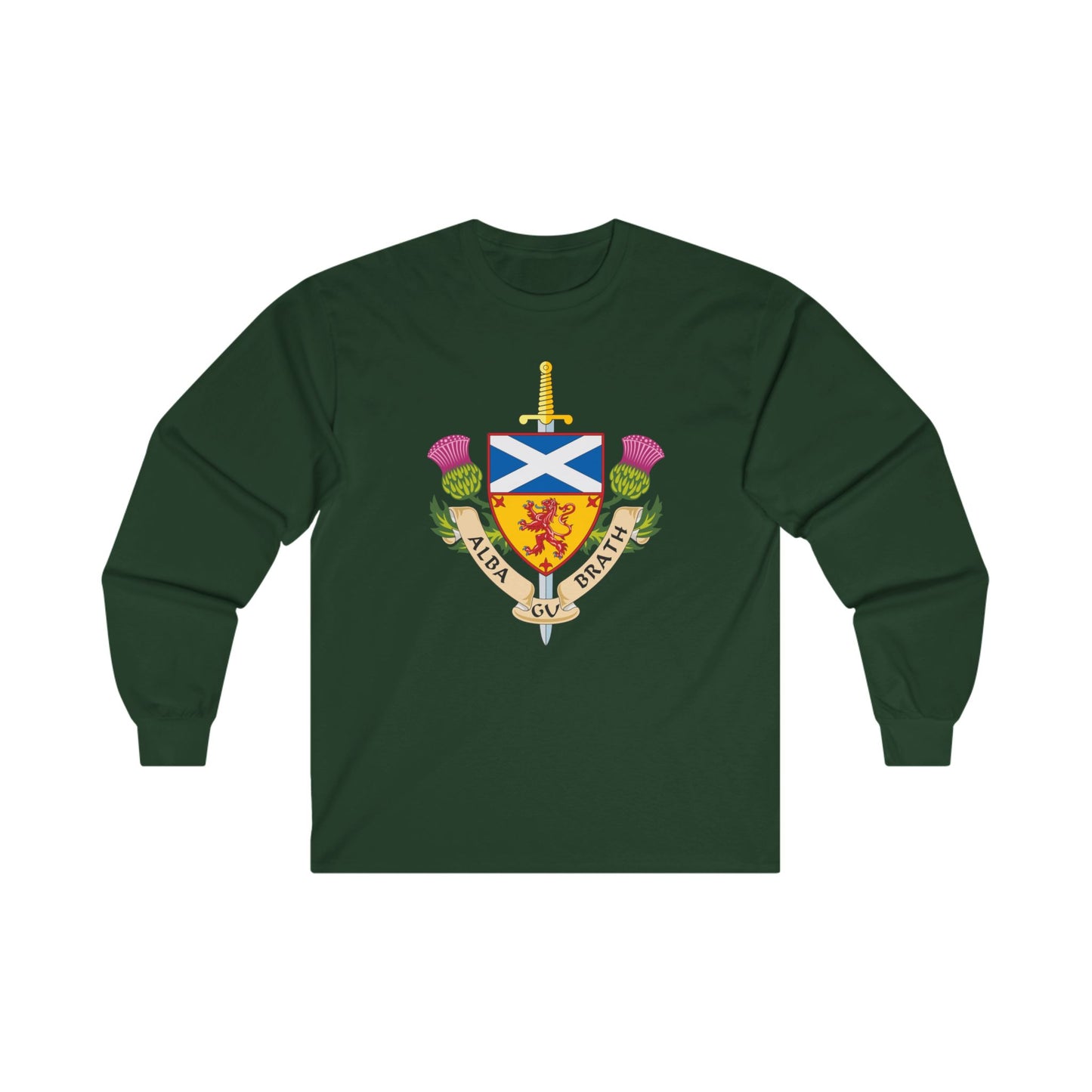 Scotland Forever Coat of Arms - Long Sleeve Tee