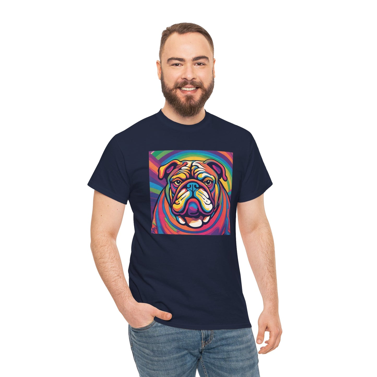 Psychedelic Bulldog T-shirt