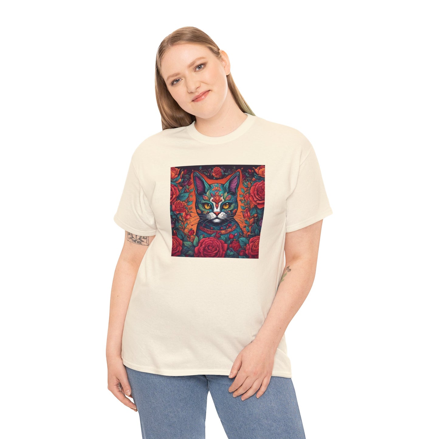 Day of the Dead Cat v2 T-shirt