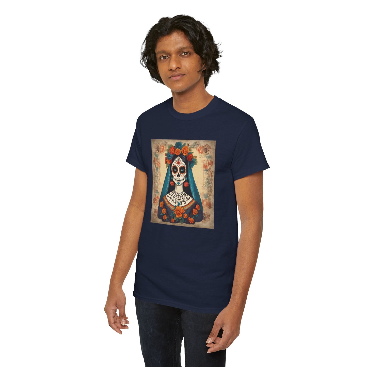 Day of the Dead - Antique La Calavera Catrina (the Elegant Skull) v1 T-shirt