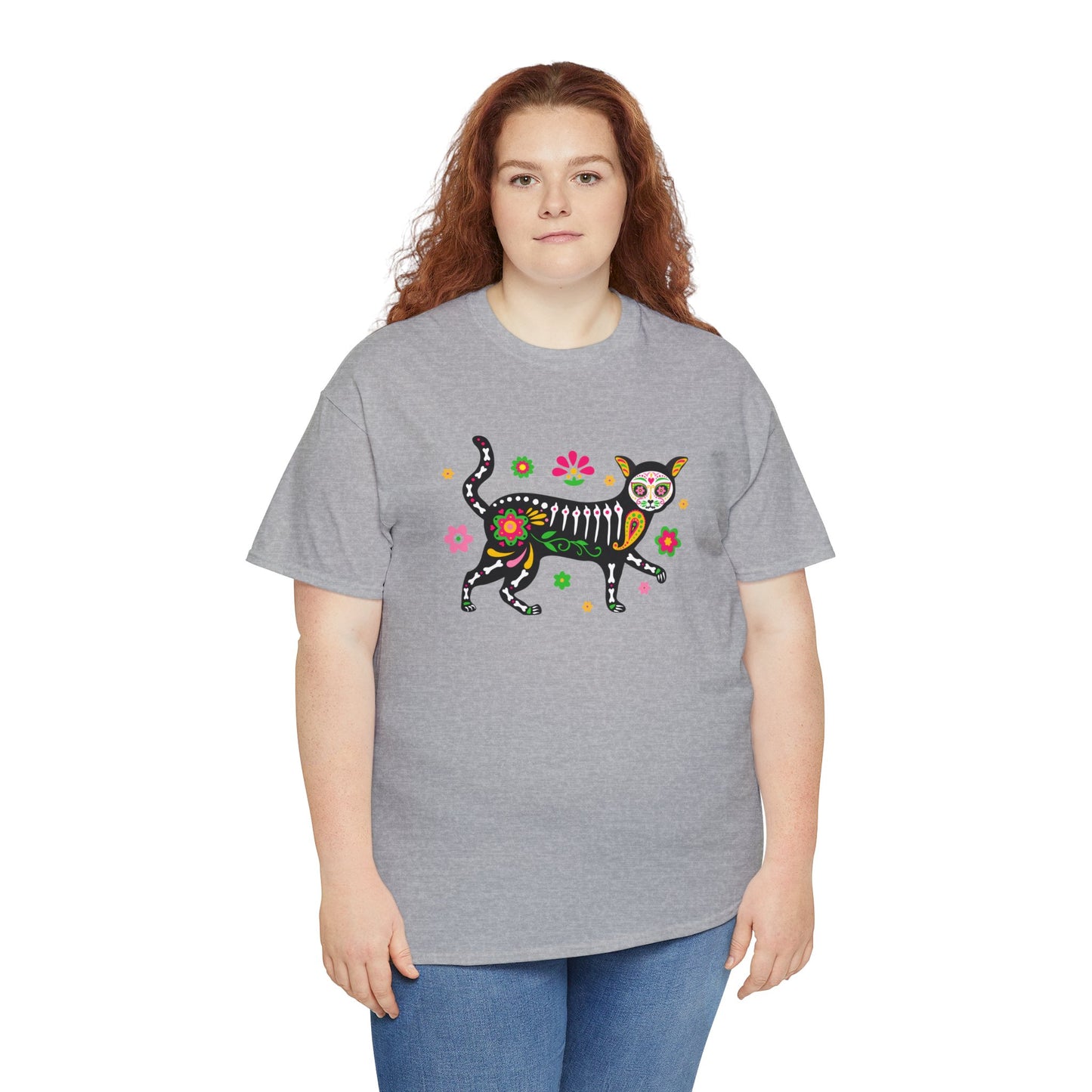 Day of the Dead Cat T-shirt