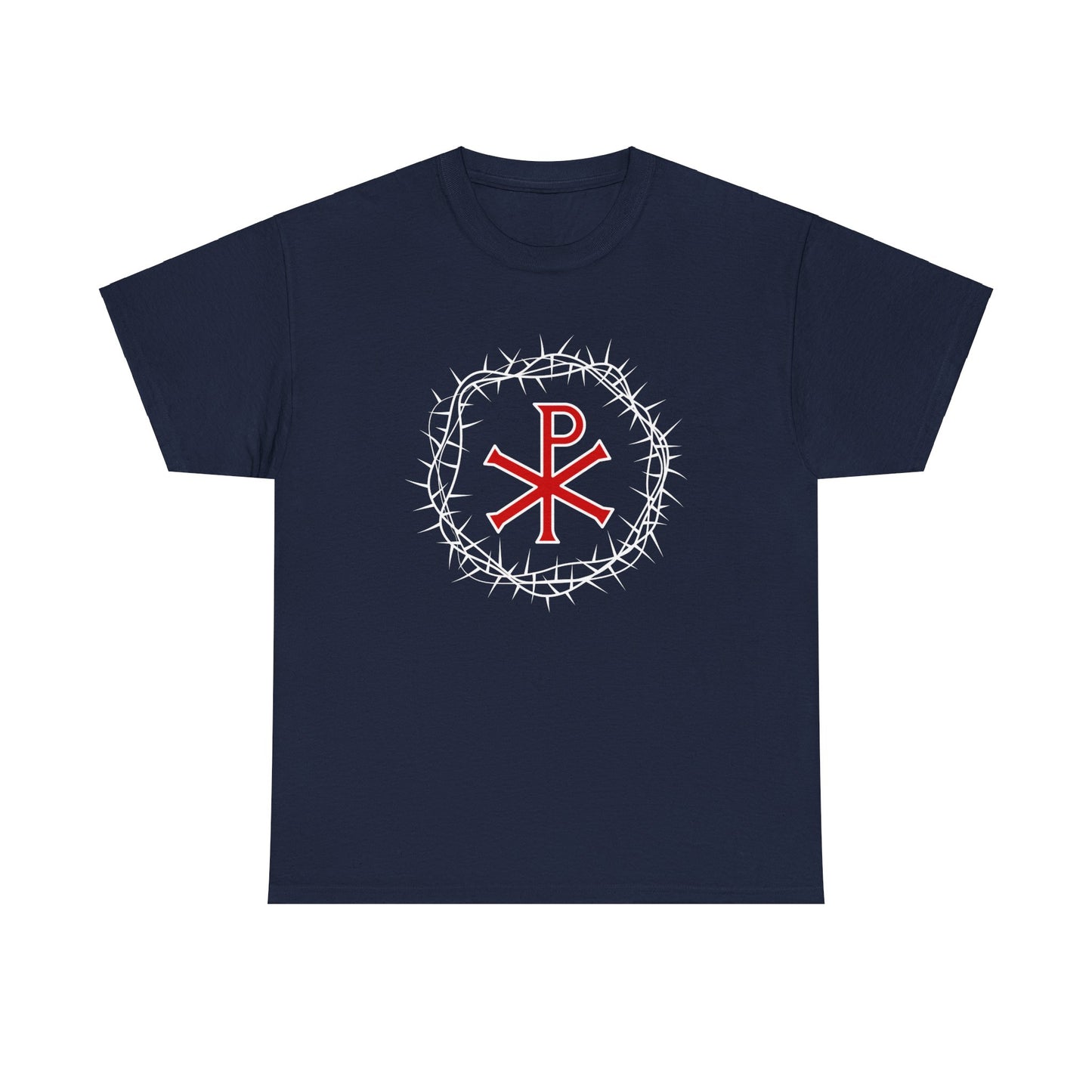 Crown of Thorns and Chi Rho T-shirt