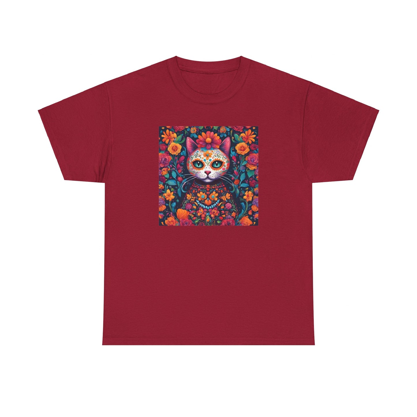 Day of the Dead Cat v5 T-shirt