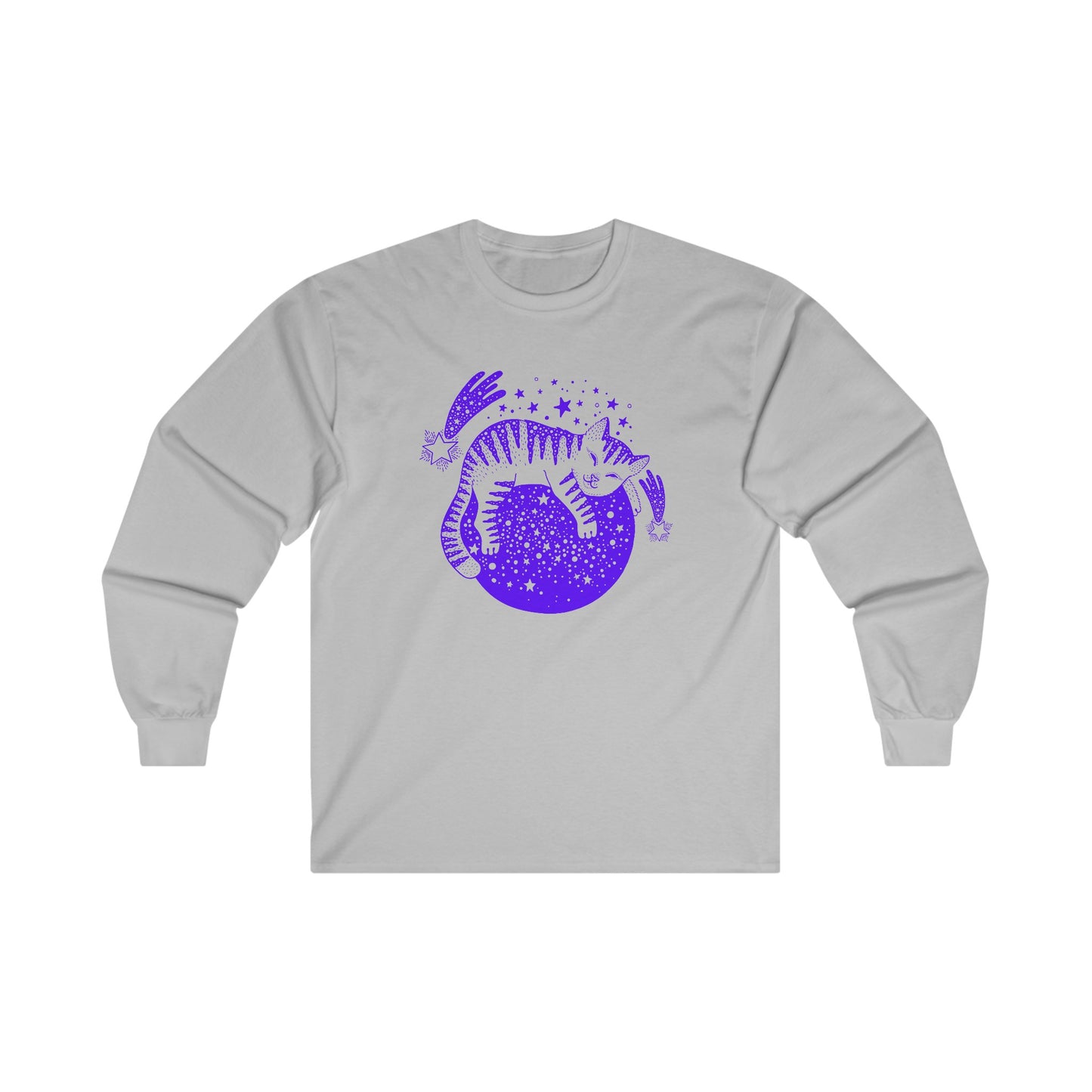 Cat on the Moon - Long Sleeve Tee