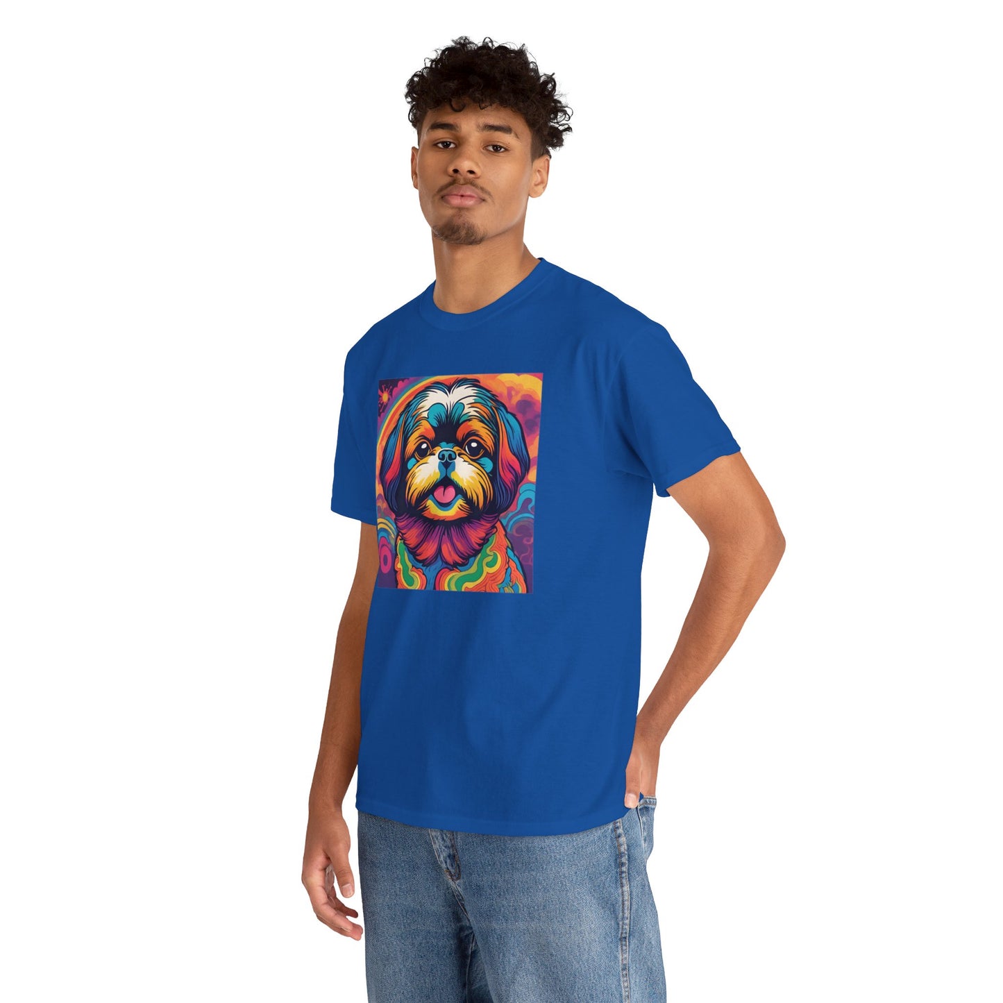 Psychedelic Shih Tzu T-shirt