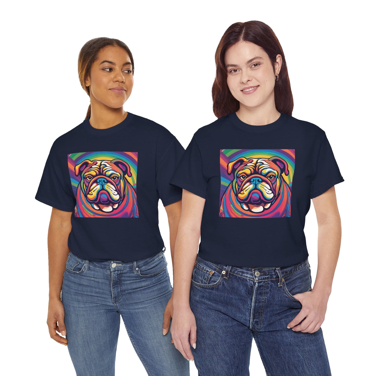 Psychedelic Bulldog T-shirt