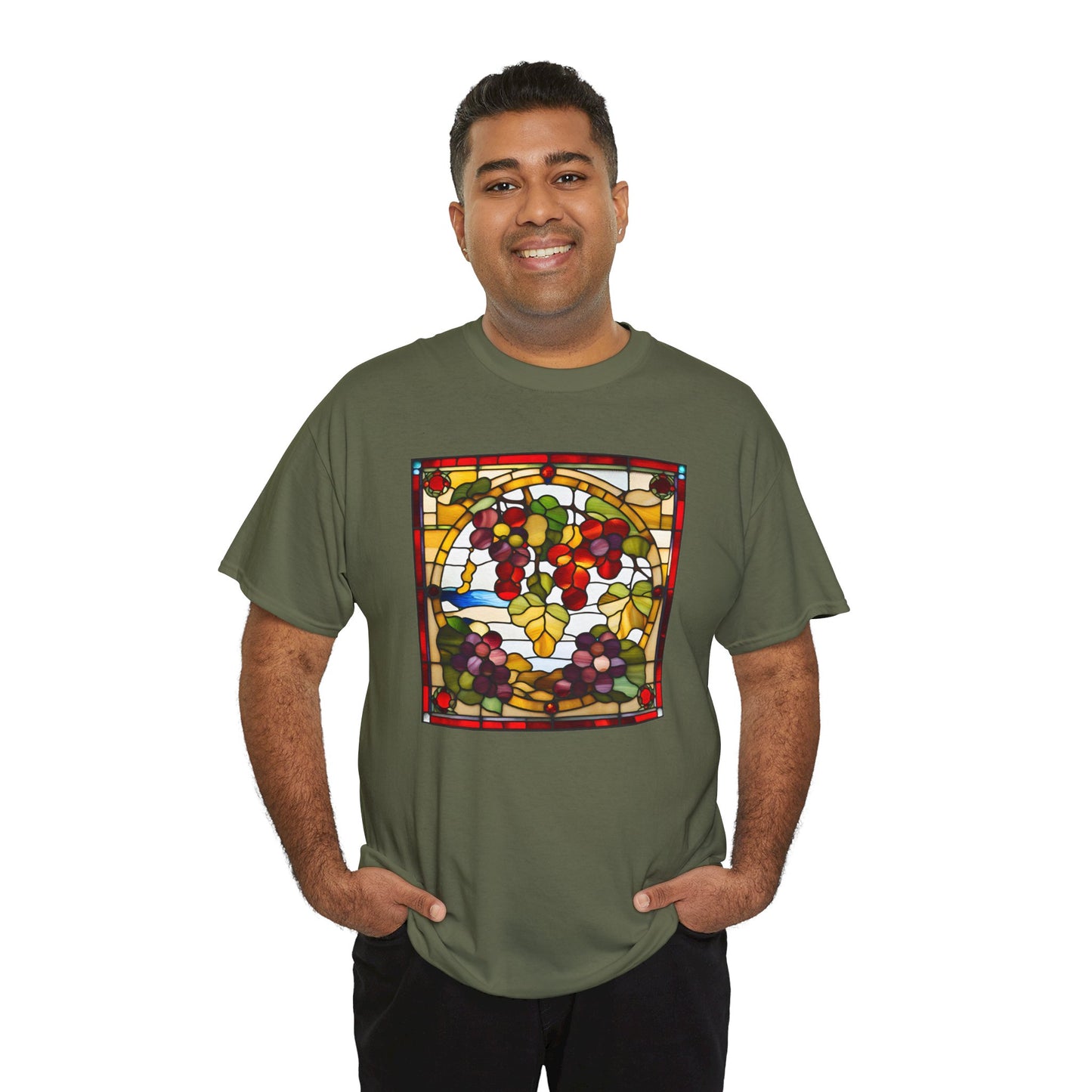 Grapes Stained Glass T-shirt