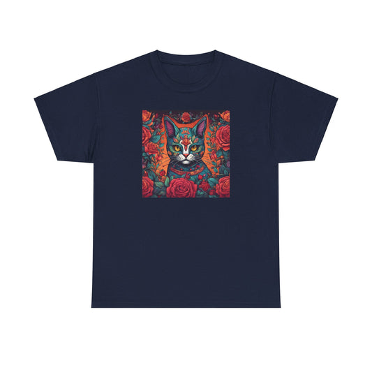 Day of the Dead Cat v2 T-shirt