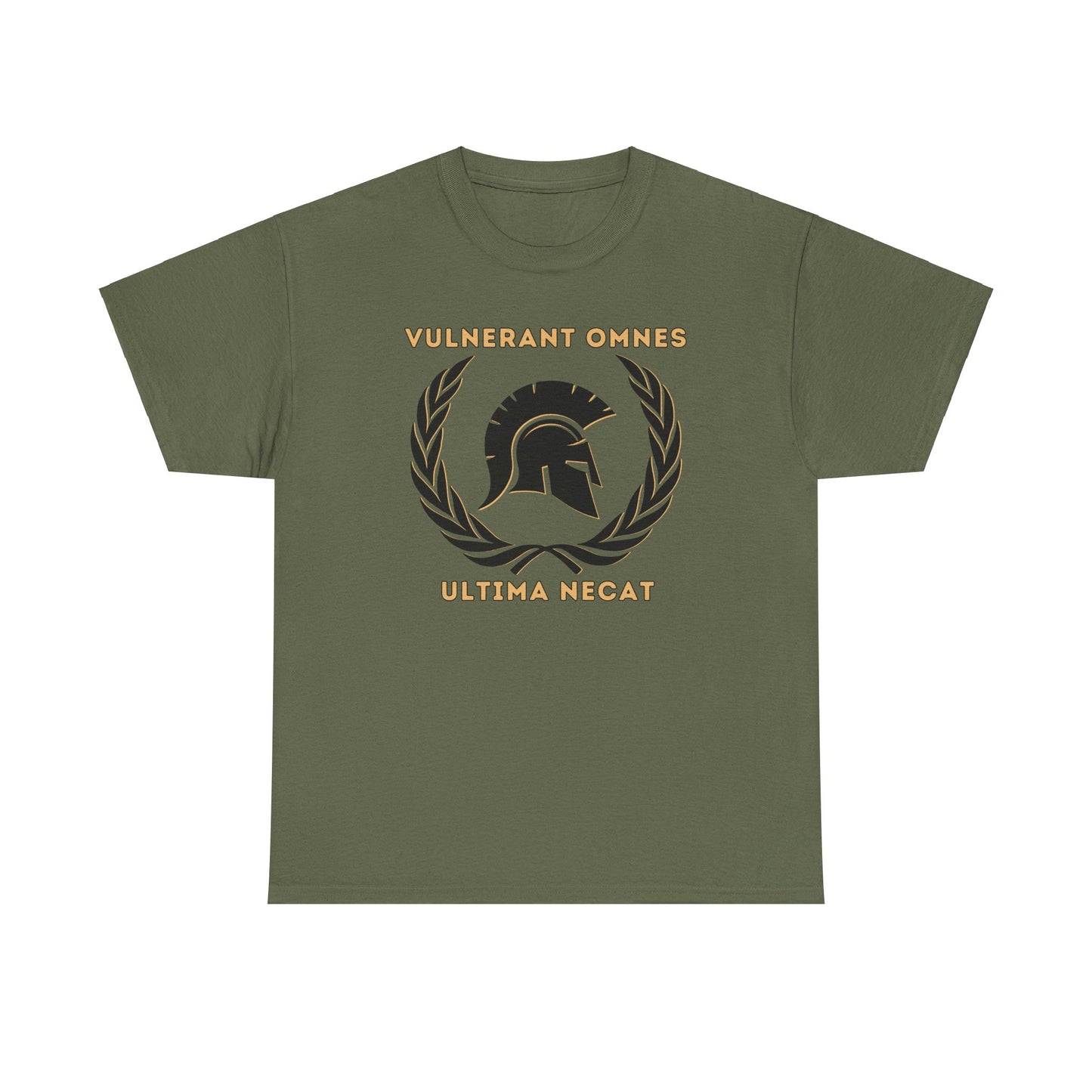 Vulnerant omnes ultima necat ("they all wound, the last kills") T-shirt