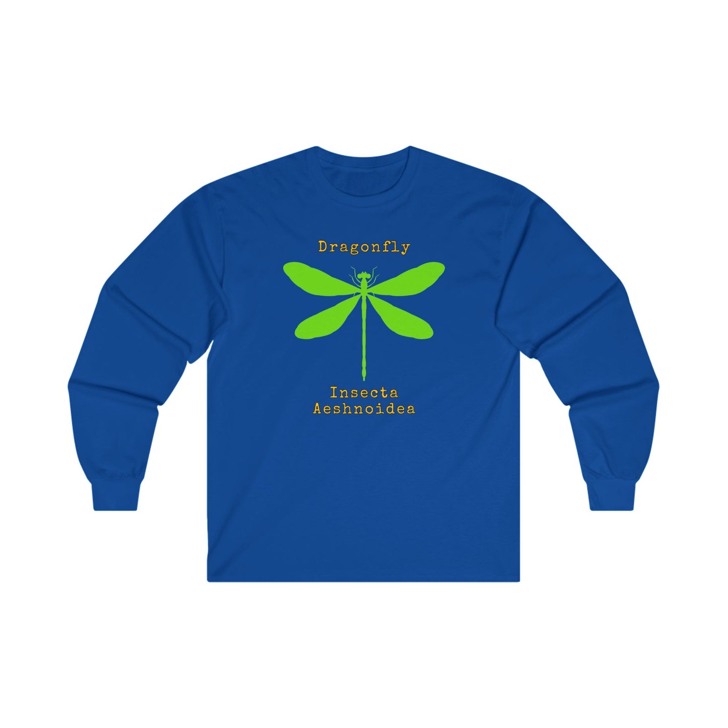 Dragonfly with Scientific Names - Long Sleeve Tee