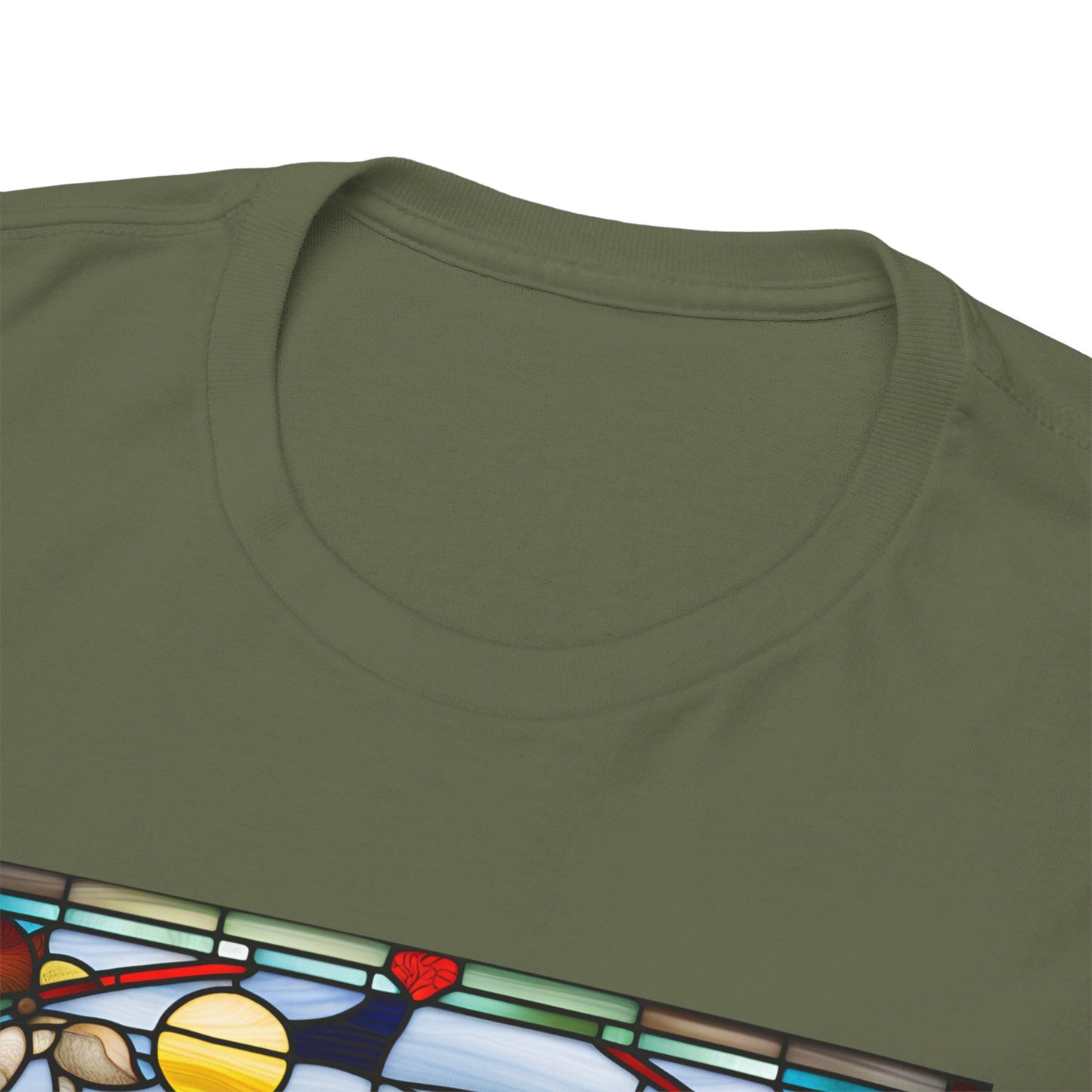 Mushrooms Stained Glass T-shirt