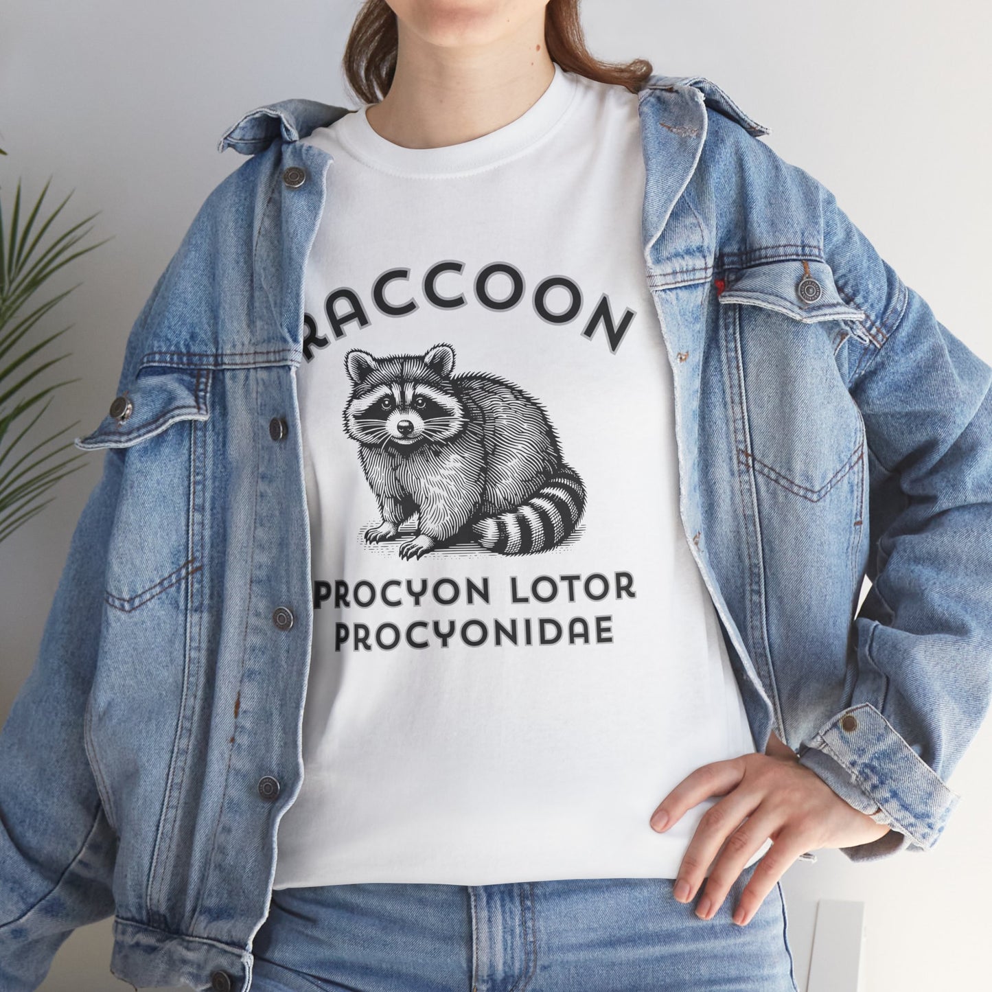 Raccoon with Scientific Names T-shirt