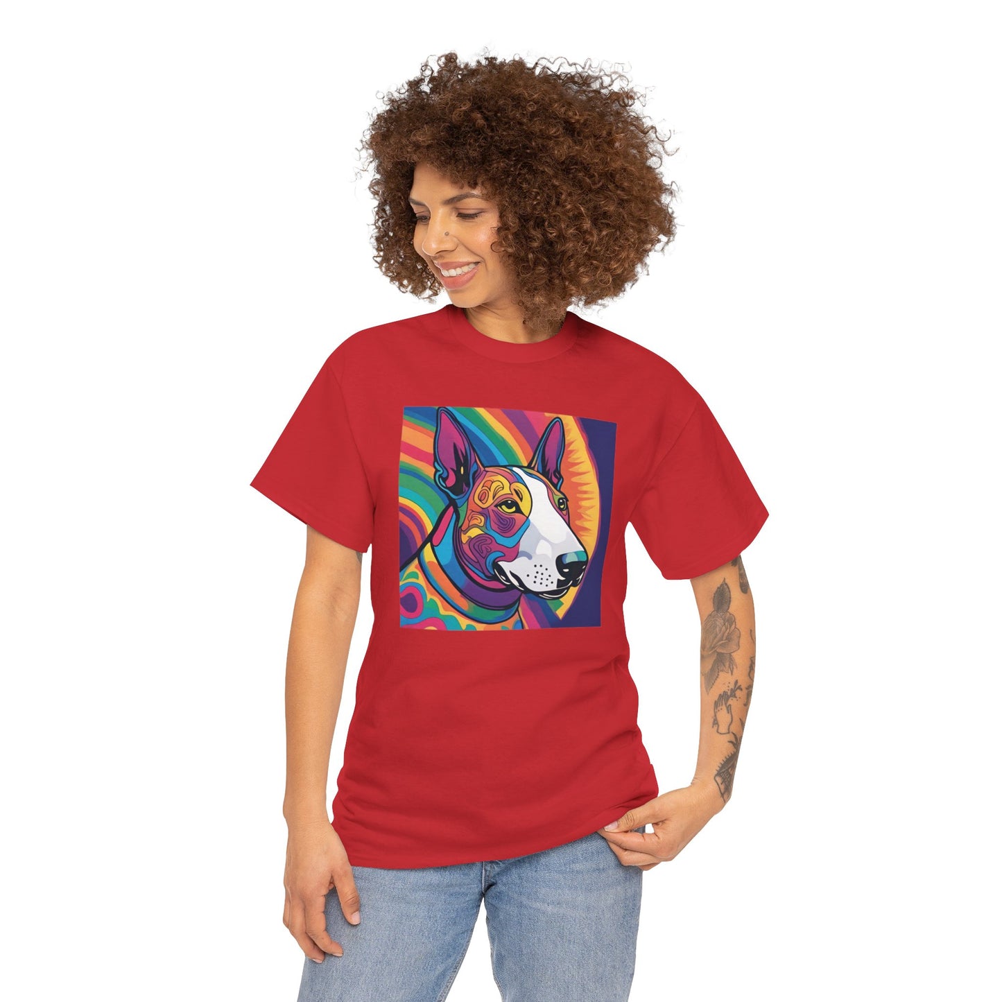 Psychedelic Bull Terrier T-shirt