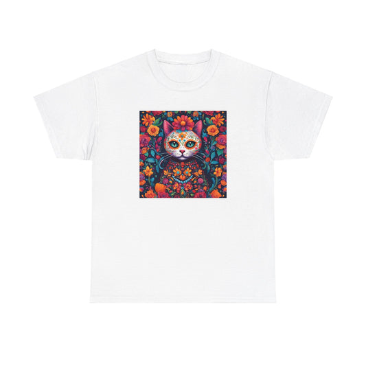 Day of the Dead Cat v5 T-shirt