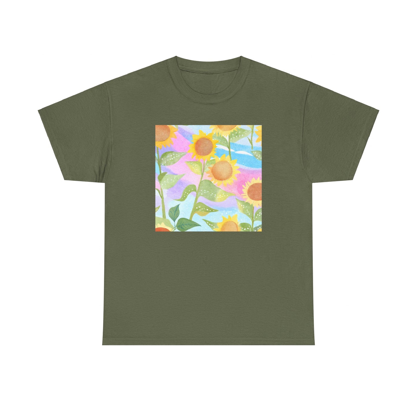 Sunflowers & Rainbow v2 T-shirt