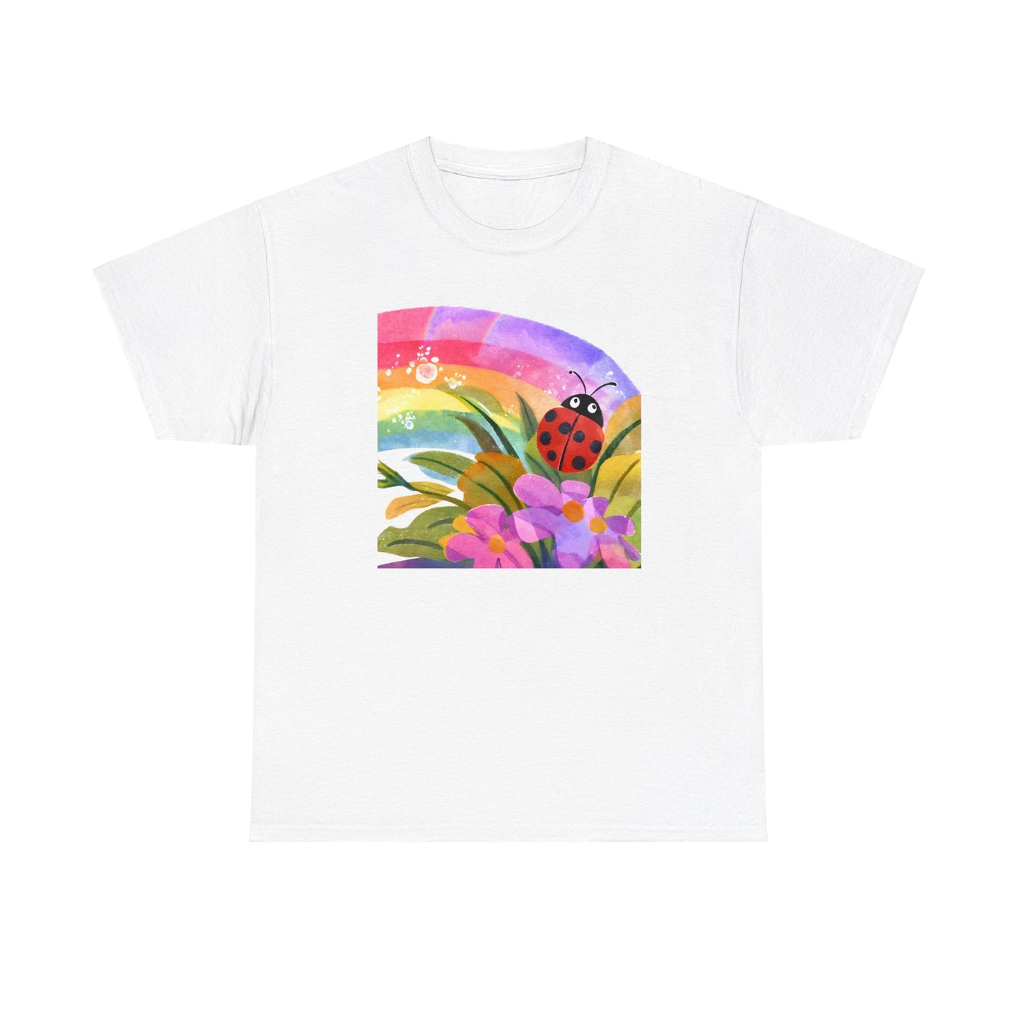 Ladybug in Garden v3 T-shirt