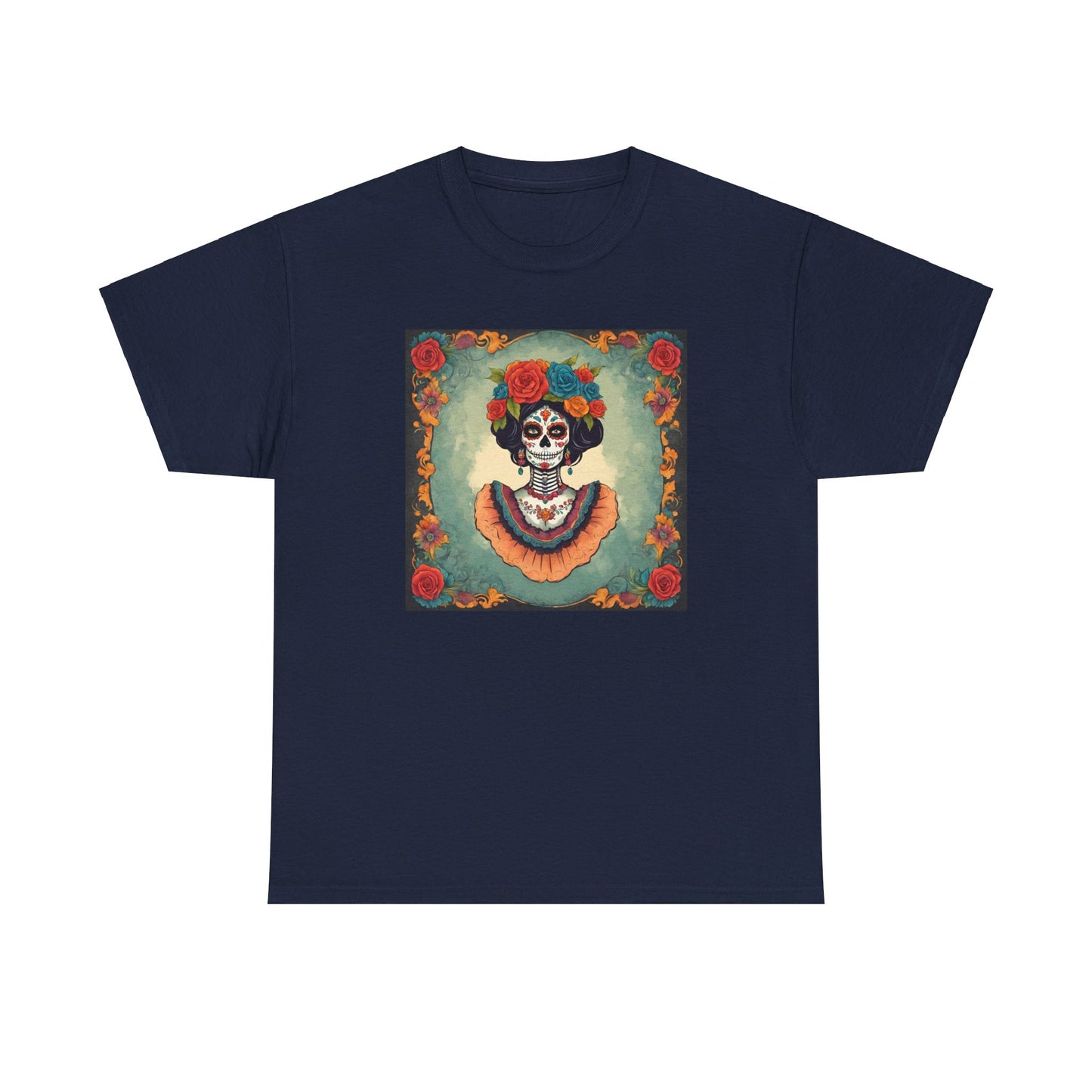 Day of the Dead - Antique La Calavera Catrina (the Elegant Skull) v2 T-shirt