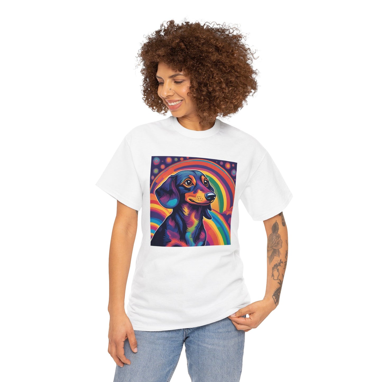 Psychedelic Dachshund T-shirt